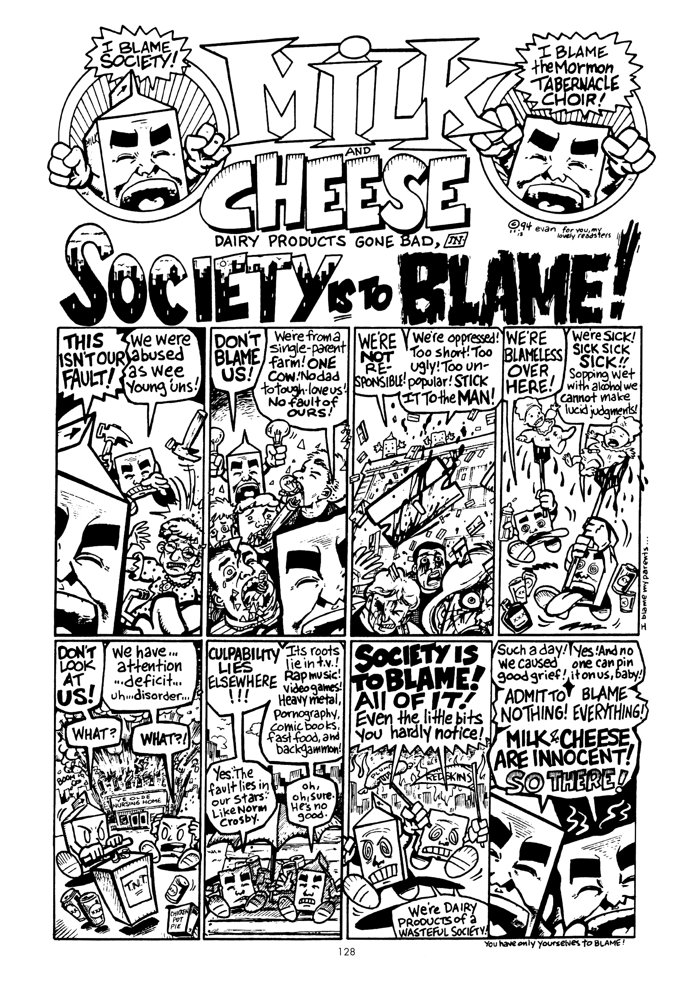 Read online Milk And Cheese: Dairy Products Gone Bad! comic -  Issue # Full - 130