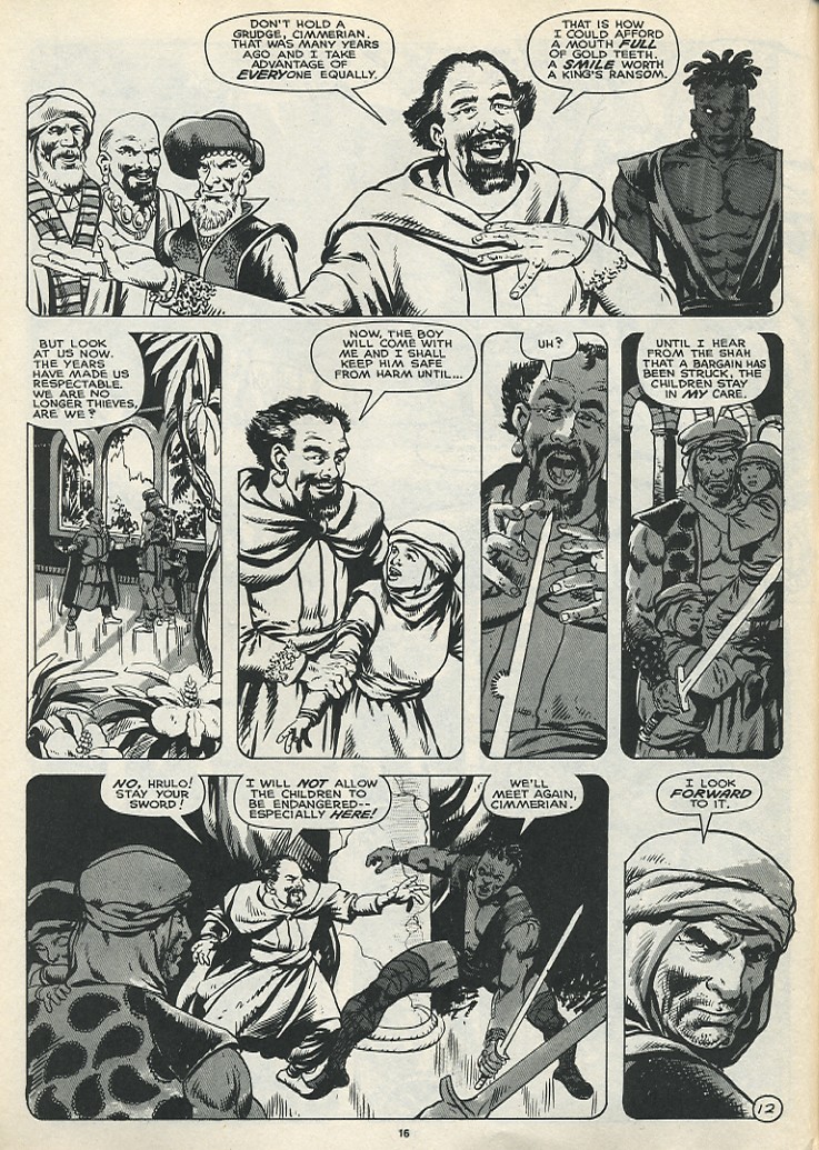 Read online The Savage Sword Of Conan comic -  Issue #165 - 18