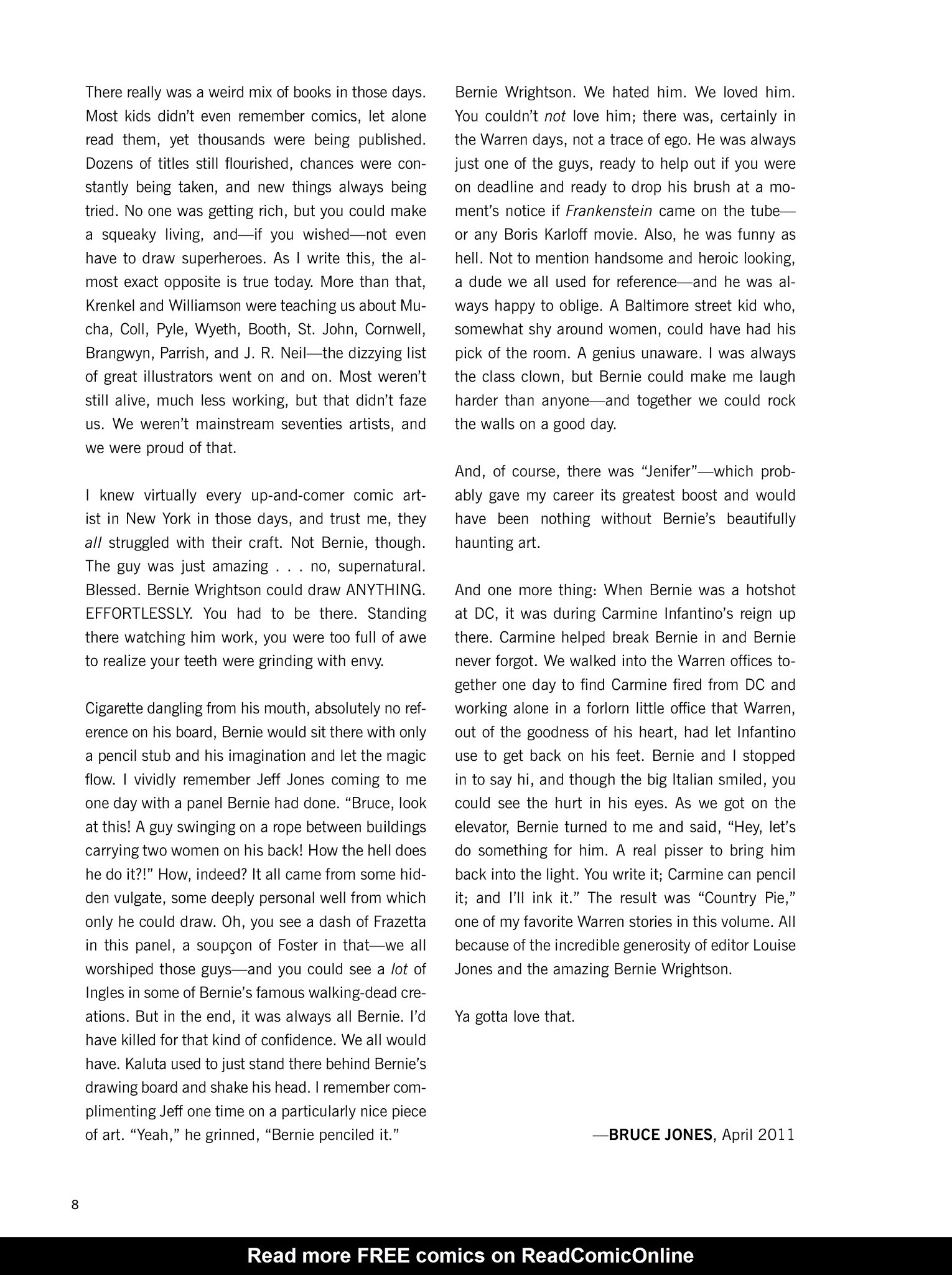 Read online Creepy Presents Bernie Wrightson comic -  Issue # TPB - 11