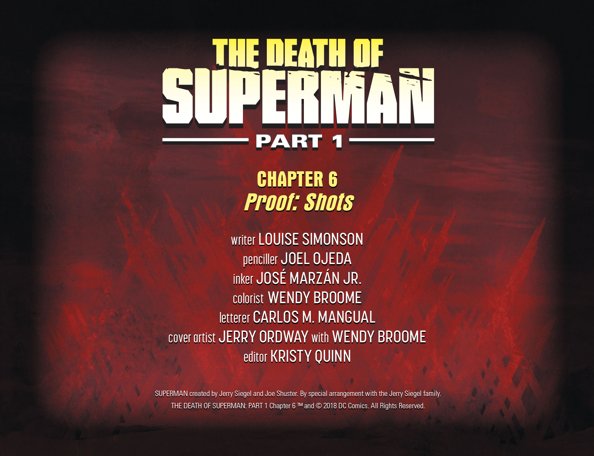 Read online The Death of Superman (2018) comic -  Issue #6 - 2