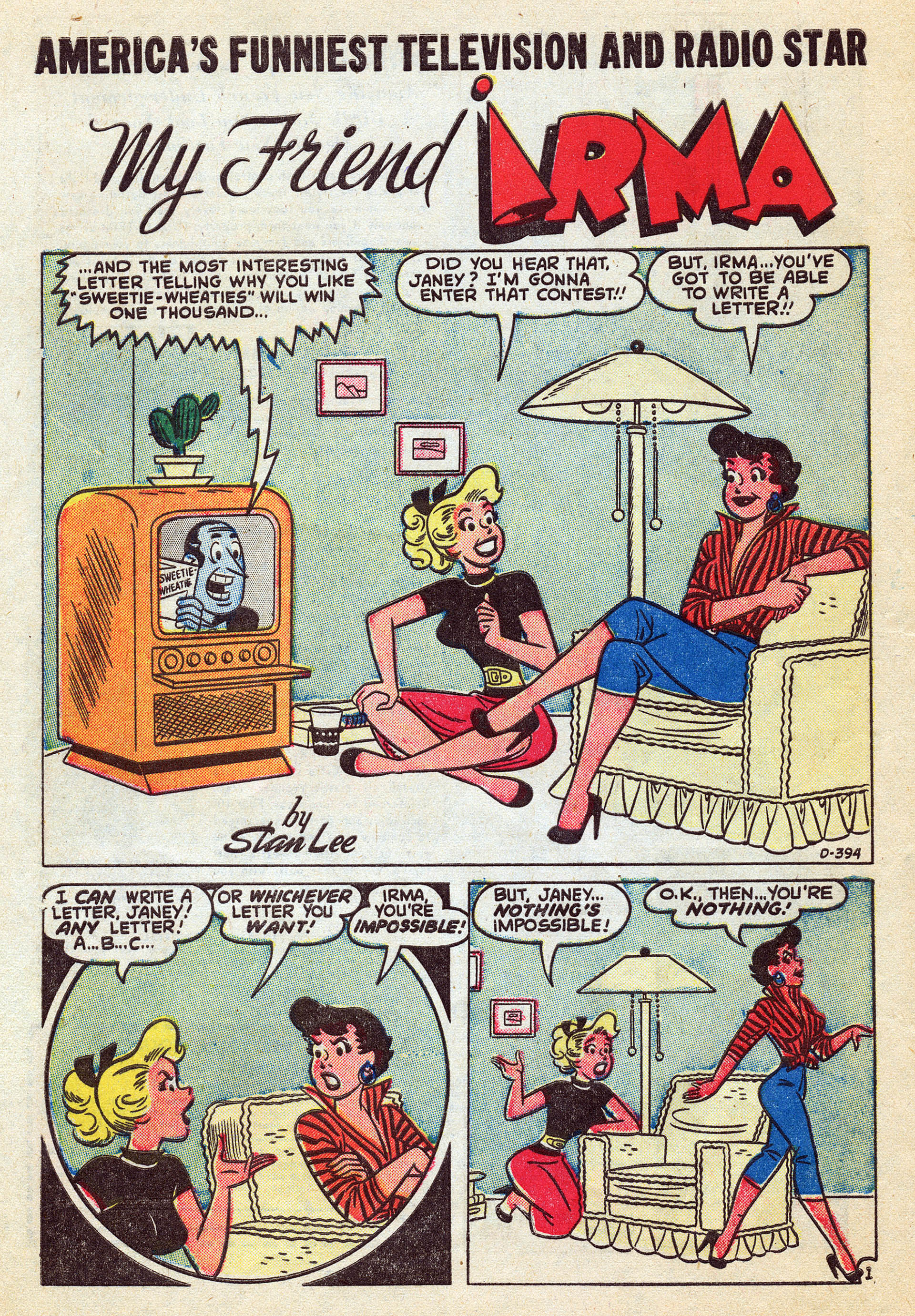 Read online My Friend Irma comic -  Issue #37 - 10