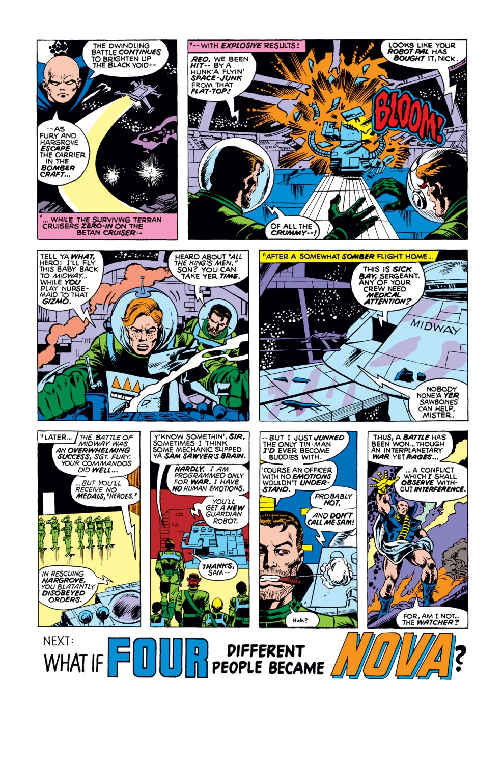 What If? (1977) issue 14 - Sgt. Fury had Fought WWII in Outer Space - Page 34