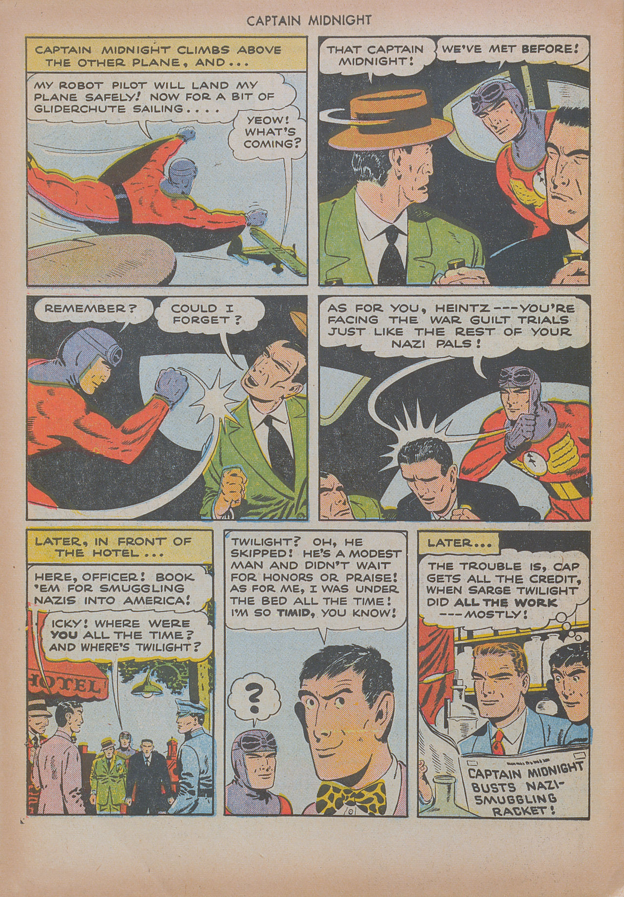 Read online Captain Midnight (1942) comic -  Issue #20 - 34