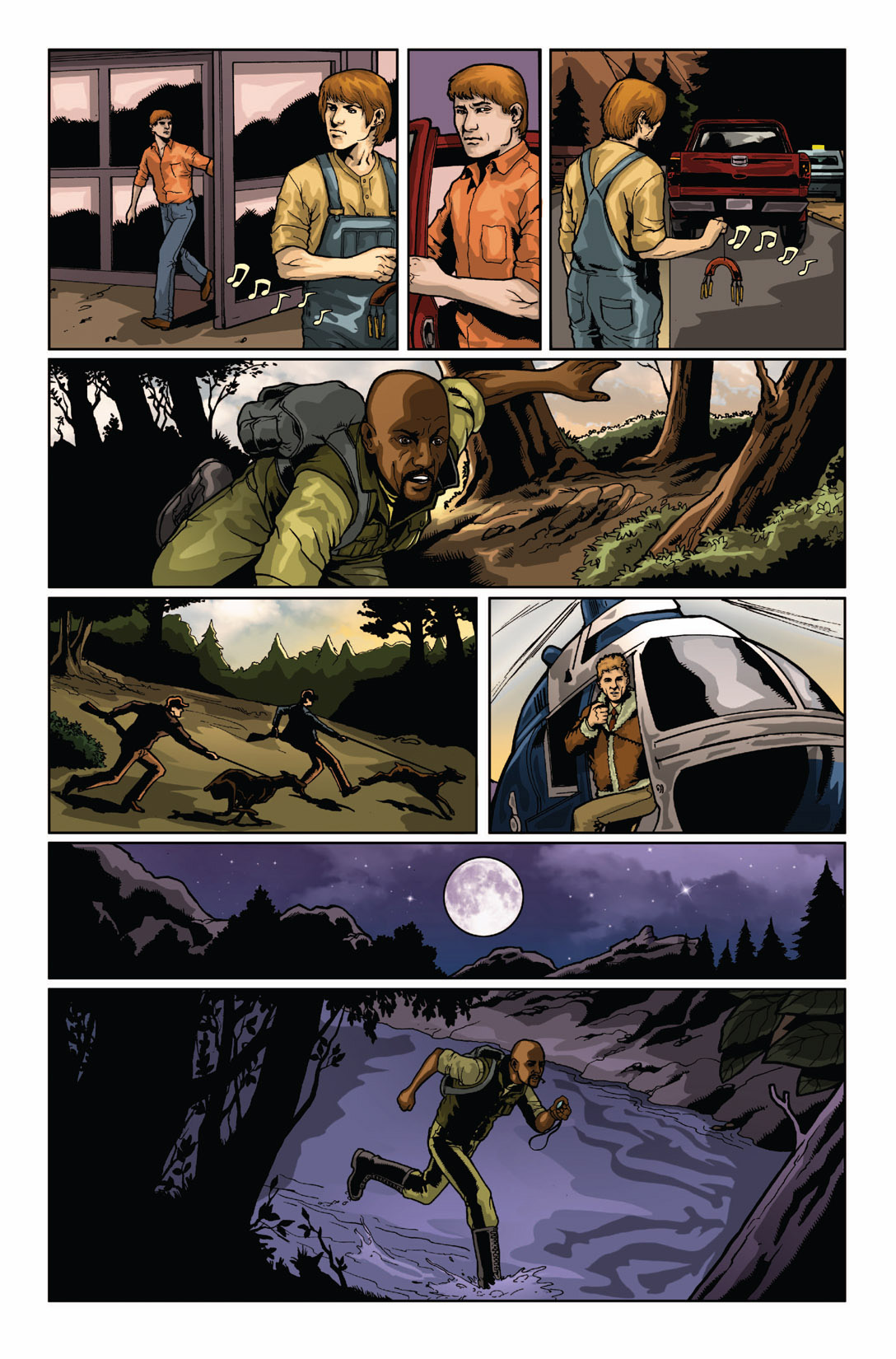 Read online Hunter's Moon comic -  Issue #4 - 9