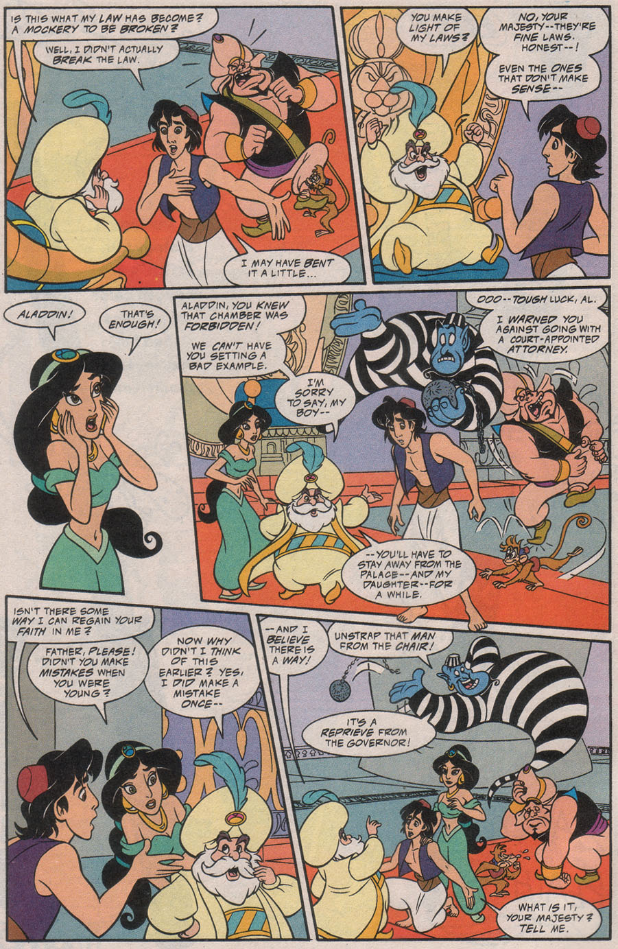 Read online Disney's Aladdin comic -  Issue #1 - 8