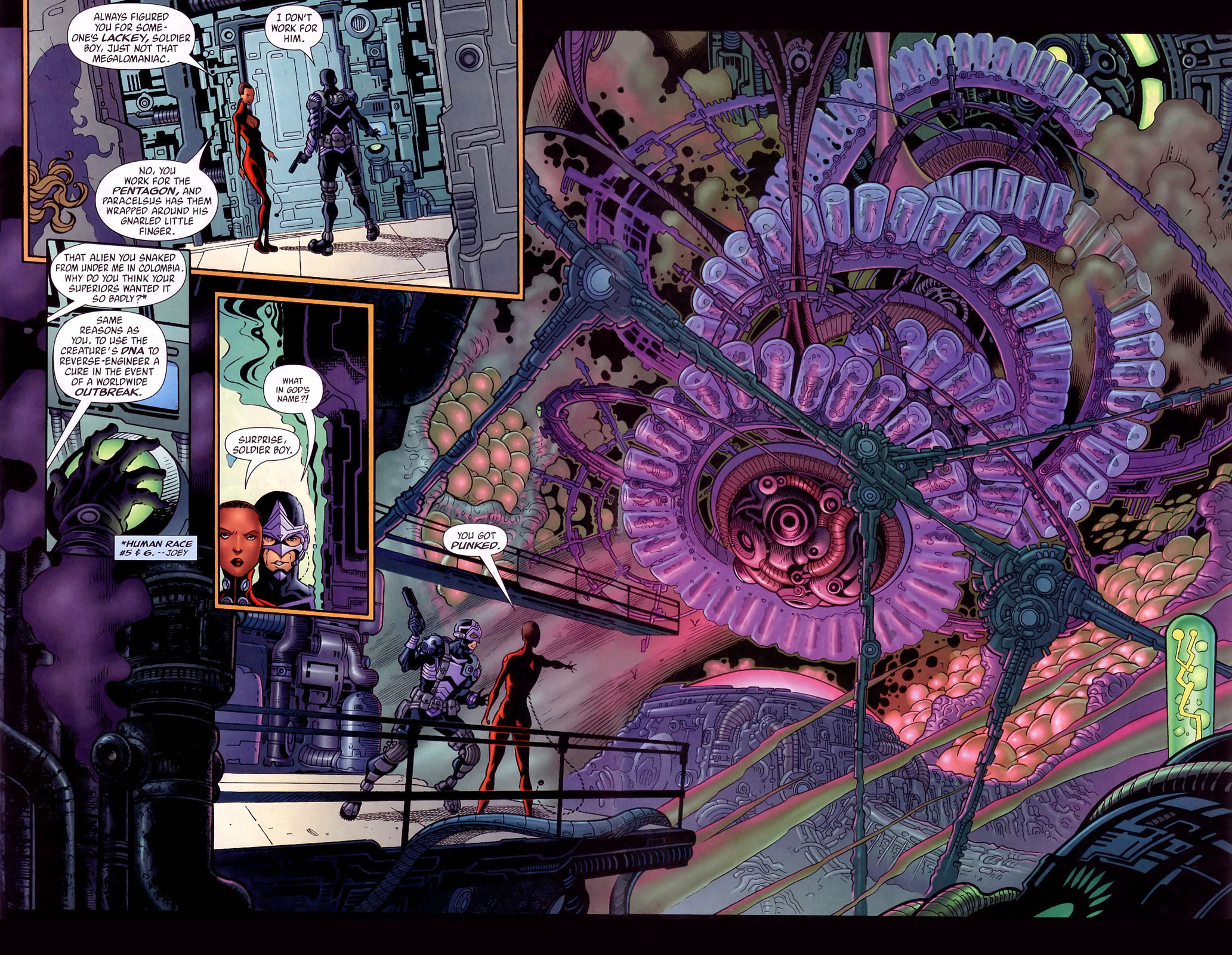 Read online The Human Race comic -  Issue #7 - 7