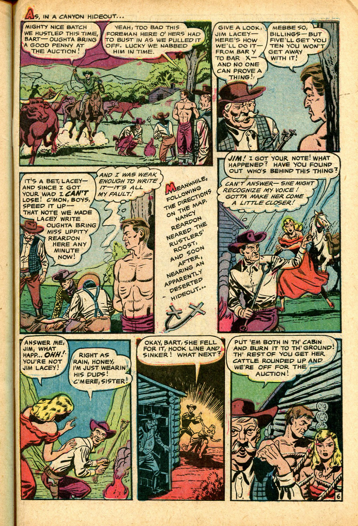 Read online Cowgirl Romances (1950) comic -  Issue #7 - 31