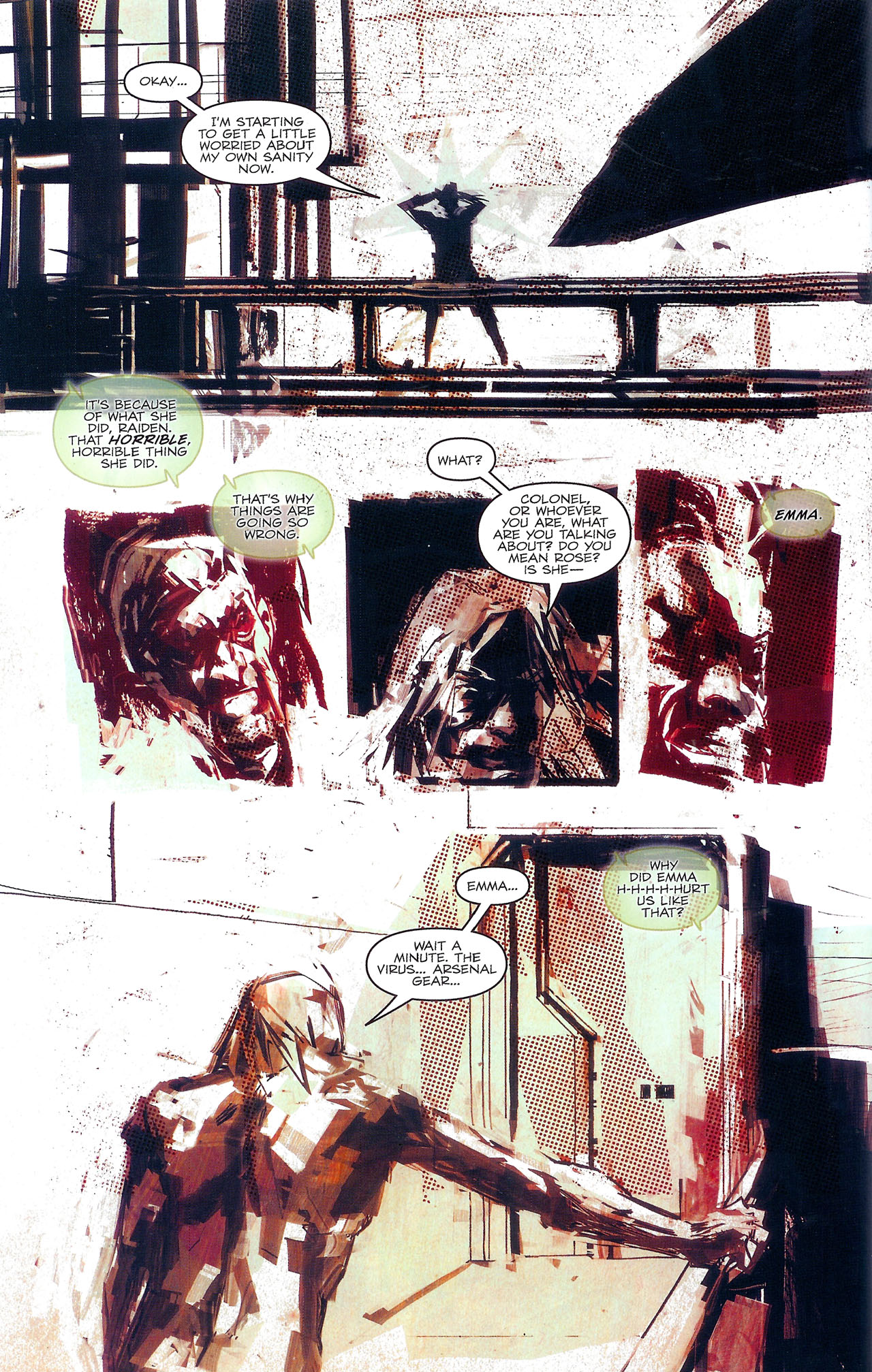 Read online Metal Gear Solid: Sons of Liberty comic -  Issue #9 - 22