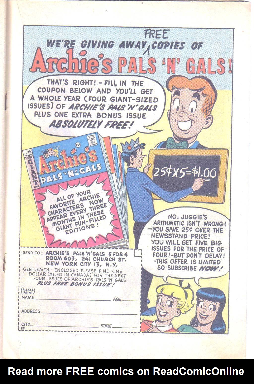 Read online Archie Annual comic -  Issue #13 - 29