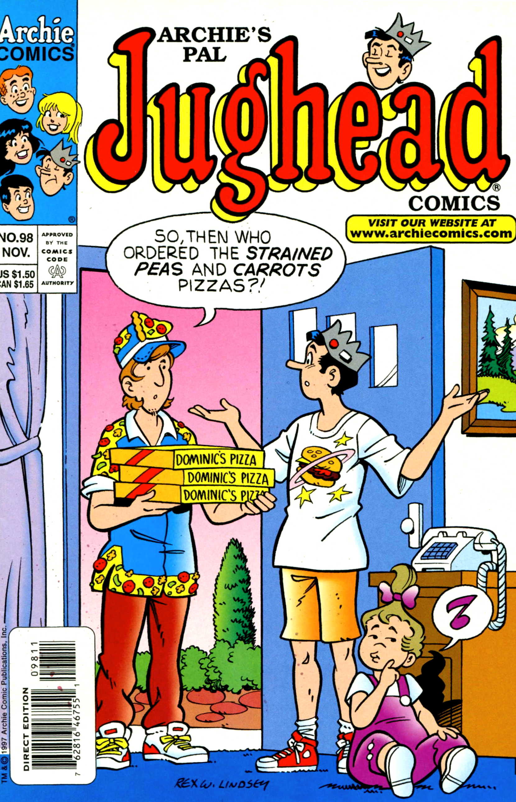 Read online Archie's Pal Jughead Comics comic -  Issue #98 - 1