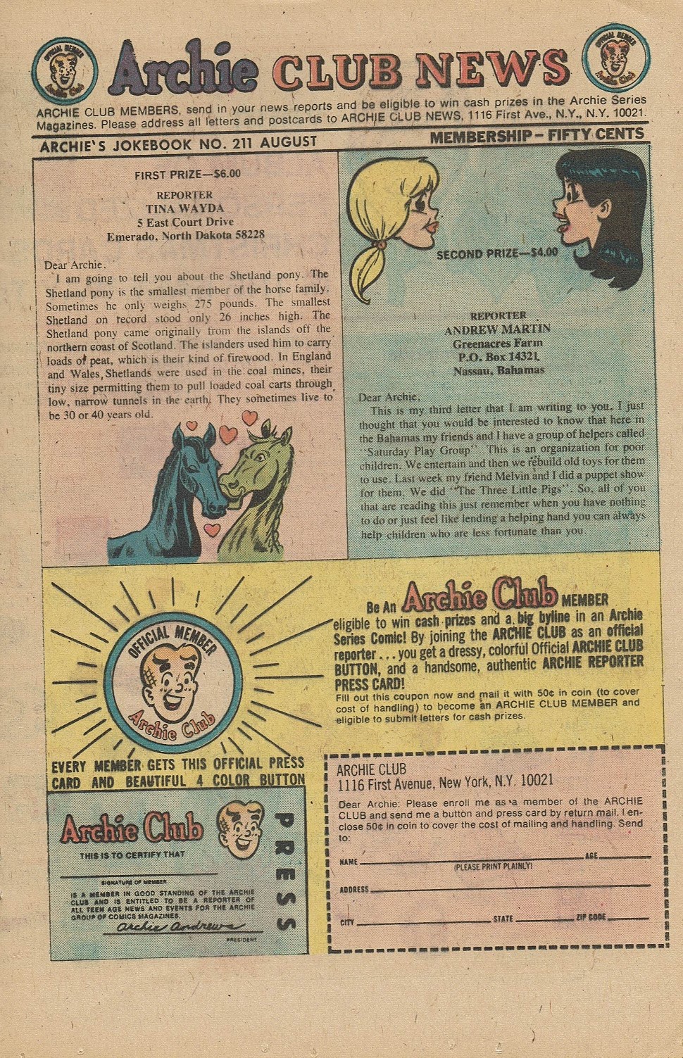 Read online Archie's Joke Book Magazine comic -  Issue #211 - 17