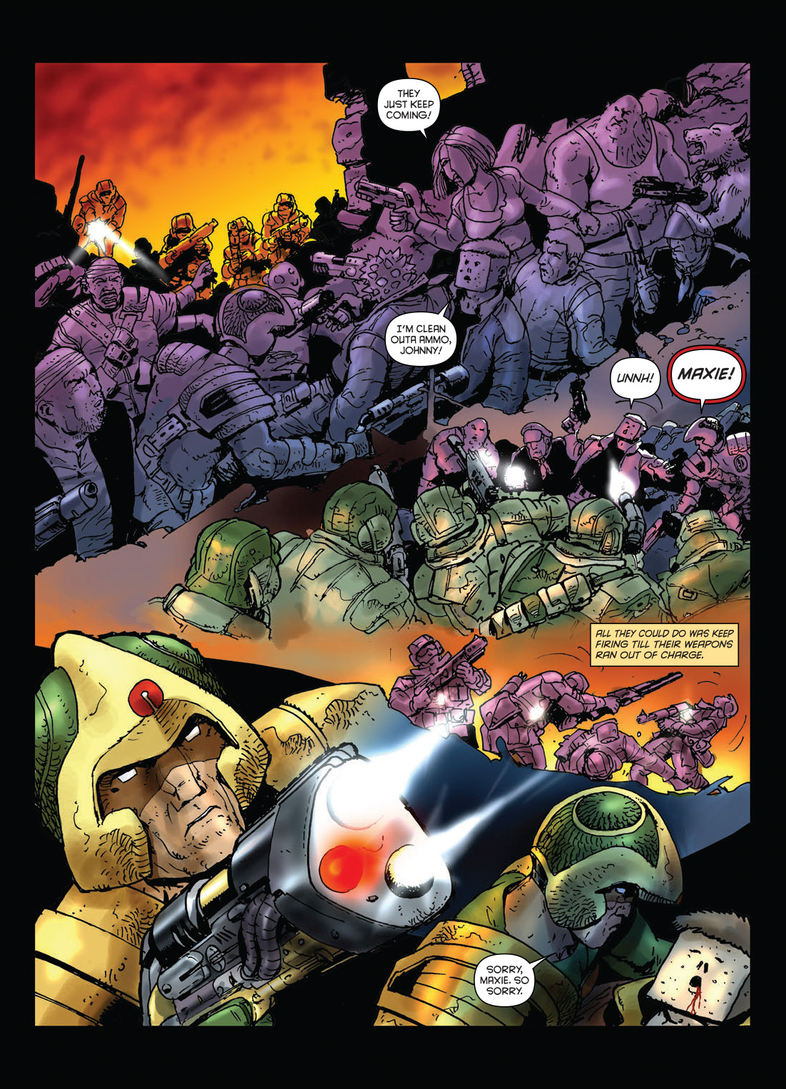 Read online Strontium Dog: The Life and Death of Johnny Alpha: Dogs of War comic -  Issue # TPB - 54
