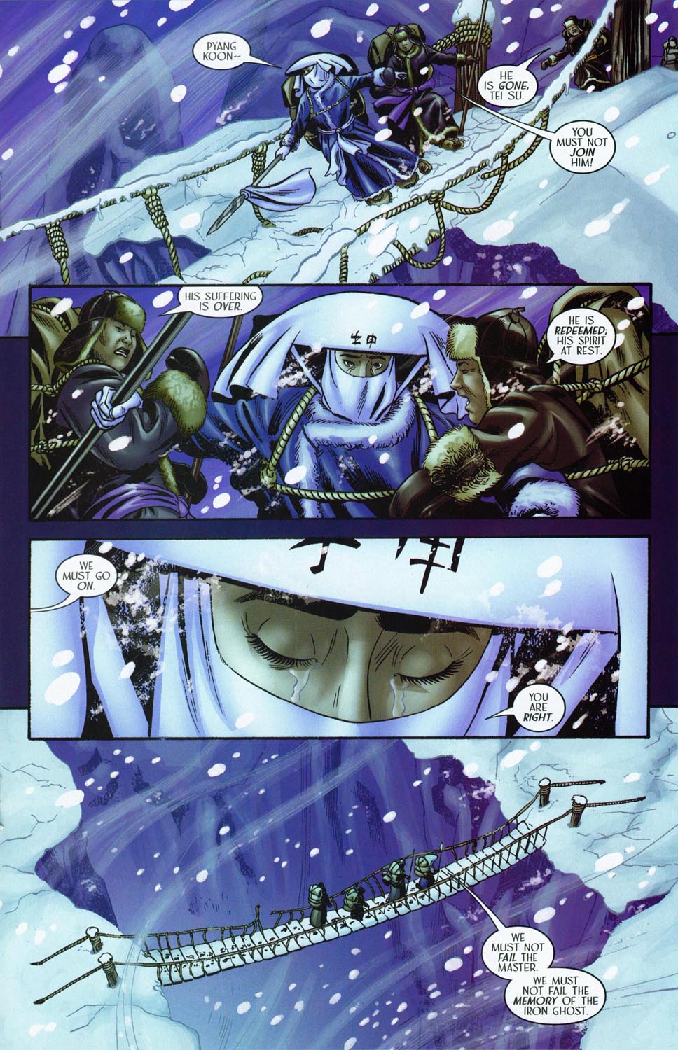 Read online Silken Ghost comic -  Issue #4 - 17