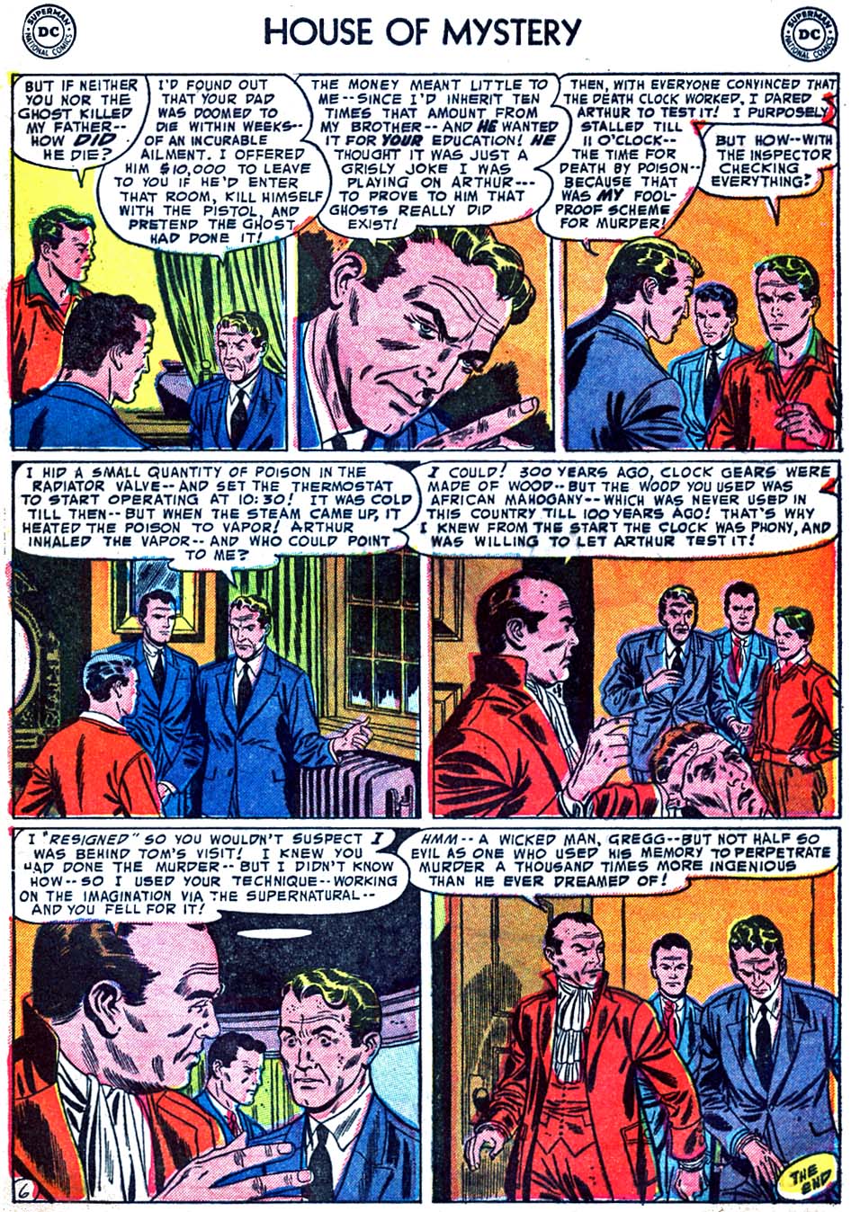 Read online House of Mystery (1951) comic -  Issue #28 - 33