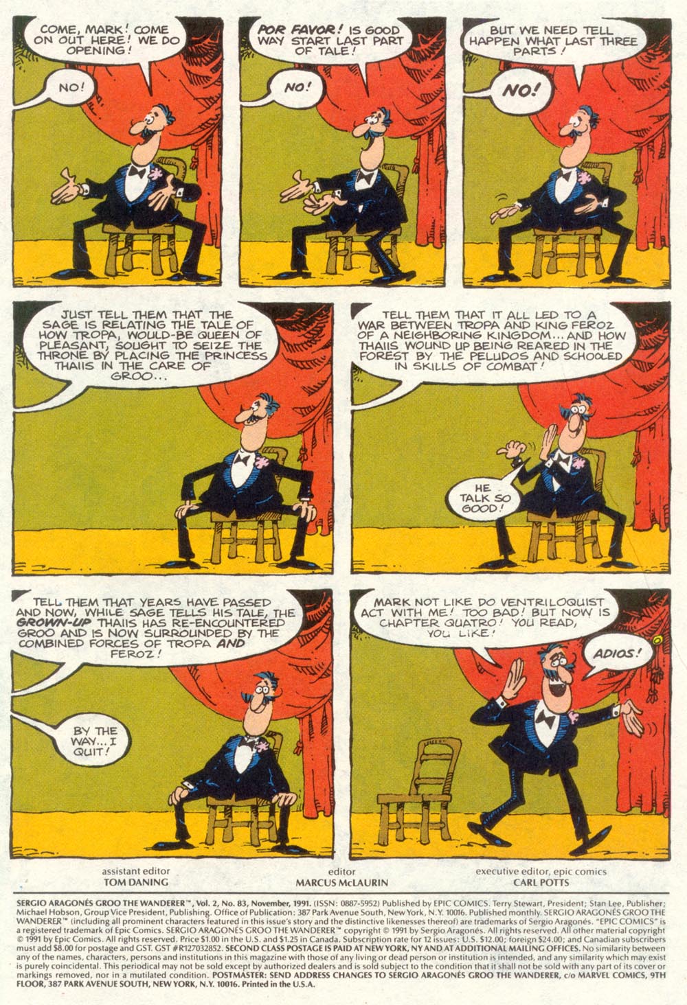 Read online Sergio Aragonés Groo the Wanderer comic -  Issue #83 - 2