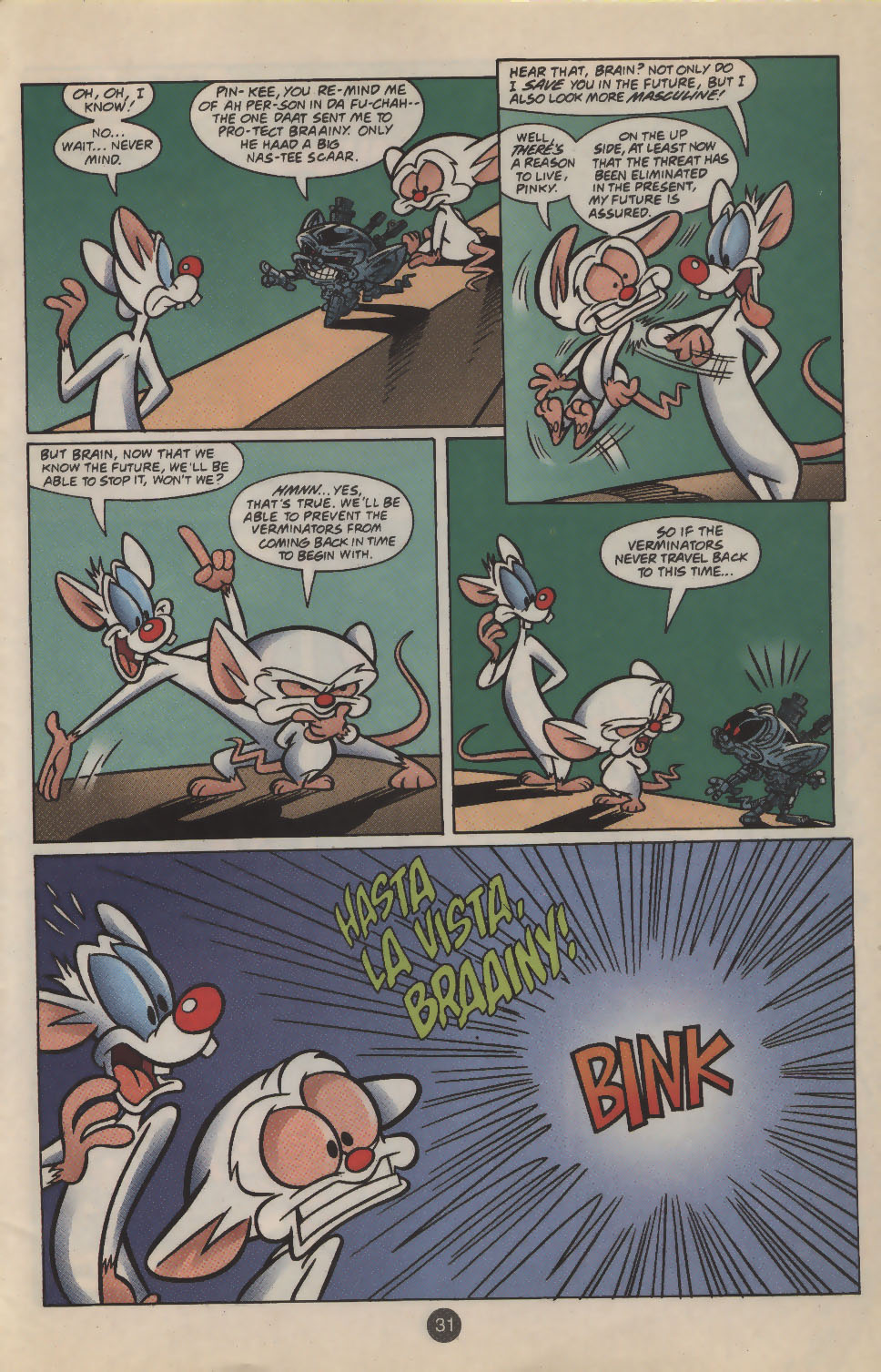 Read online Pinky and The Brain comic -  Issue #16 - 24