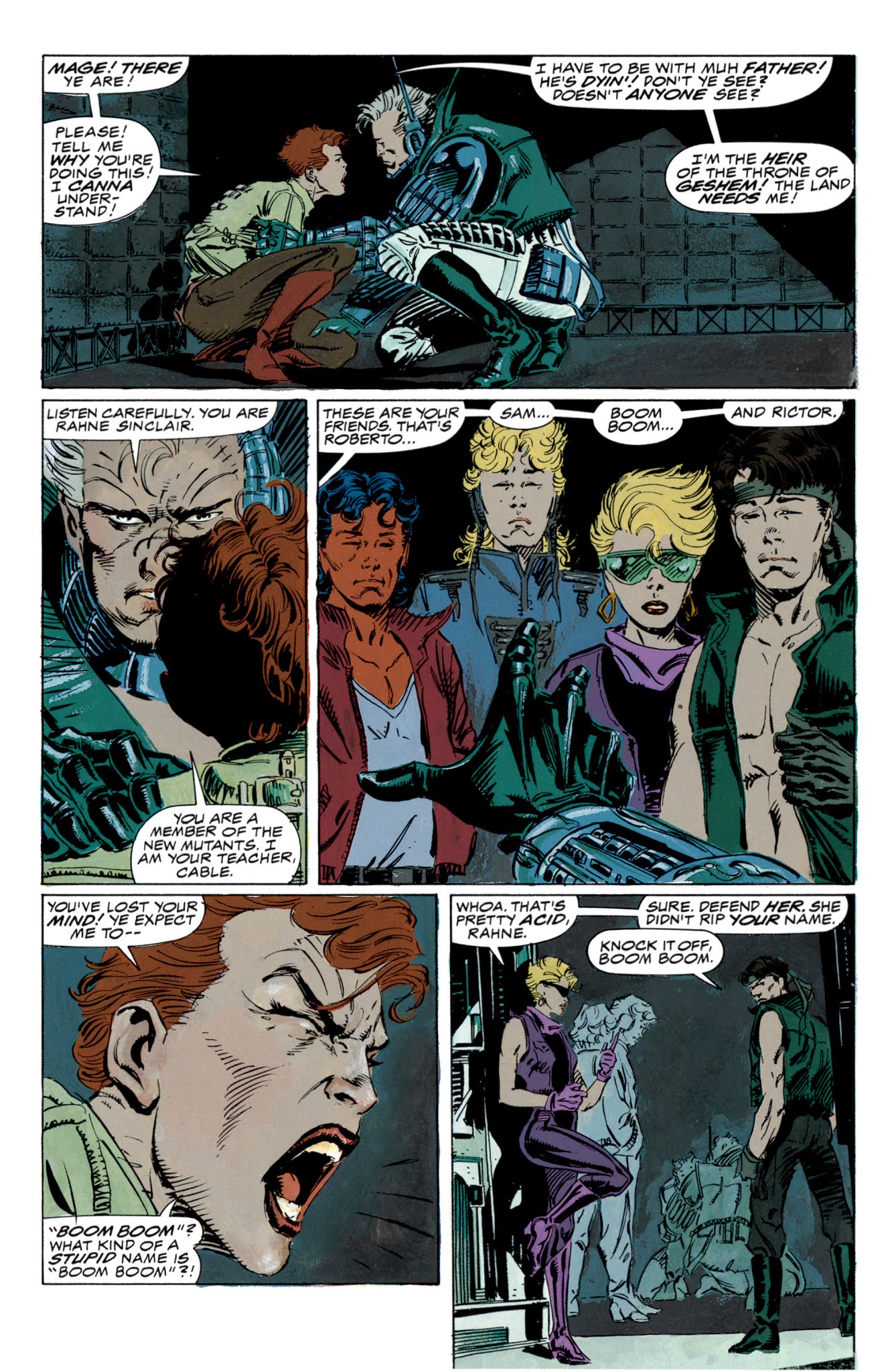 Read online Wolverine: Rahne of Terra comic -  Issue # Full - 5
