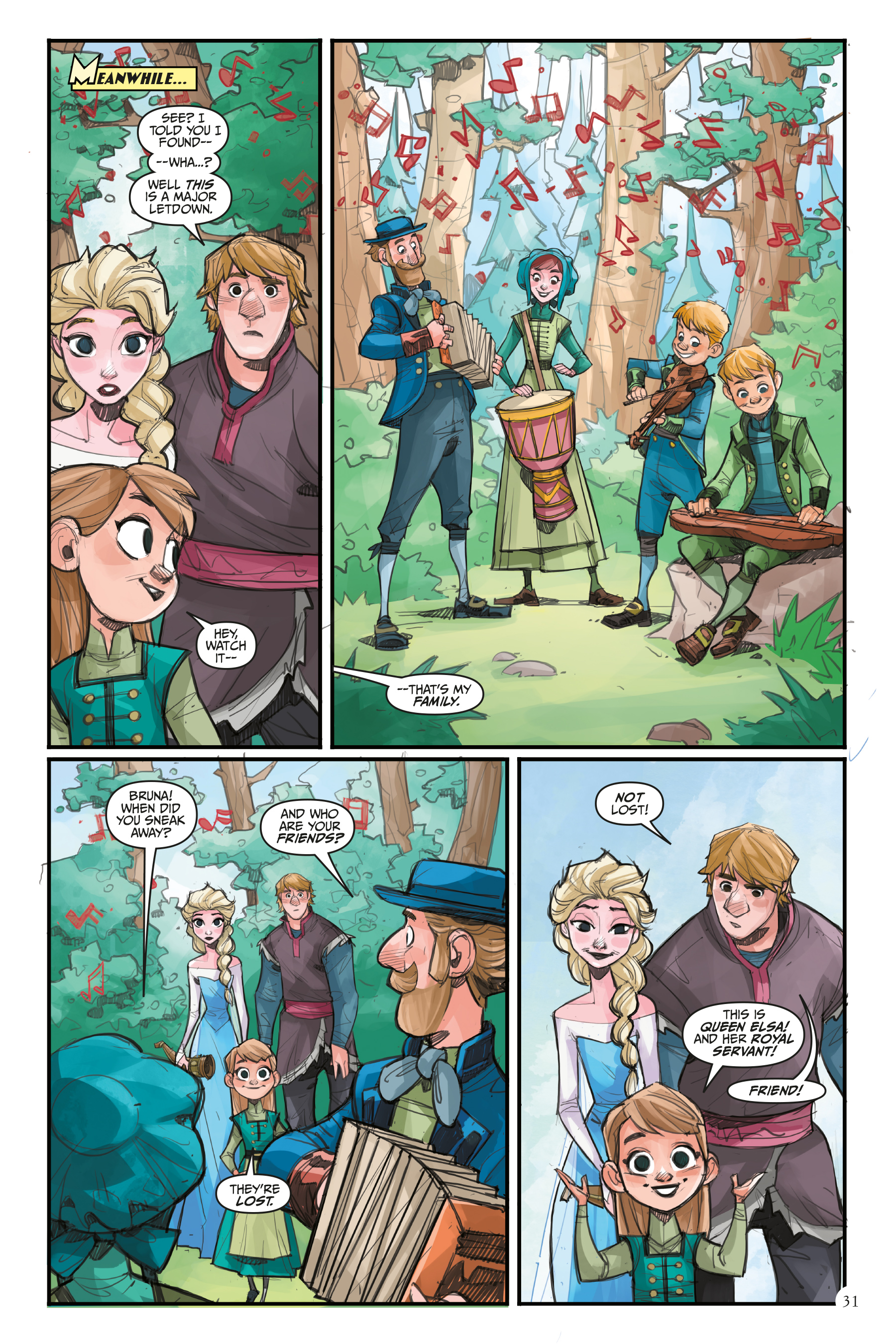 Read online Disney Frozen: Reunion Road comic -  Issue # _TPB - 30