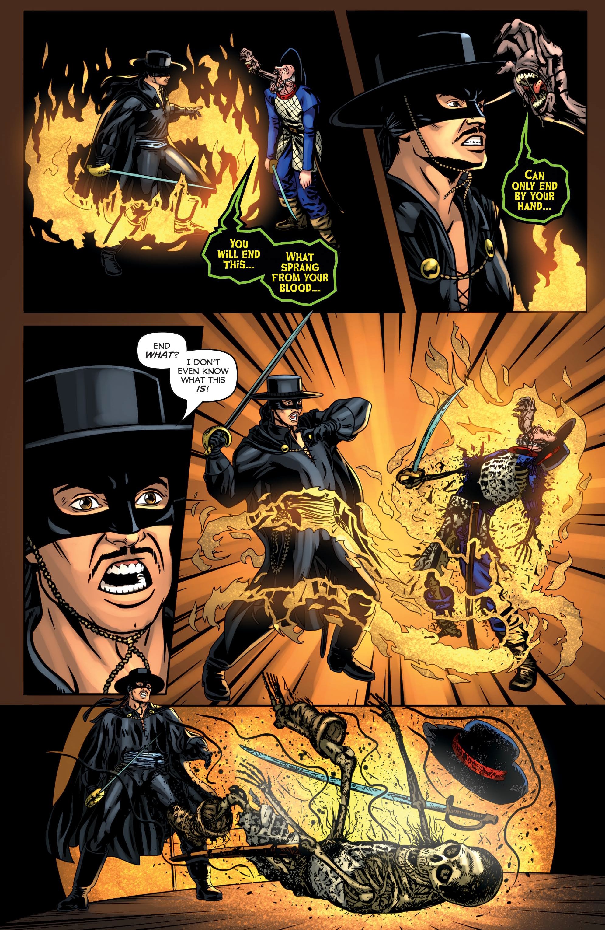 Read online Zorro: Sacrilege comic -  Issue #2 - 21