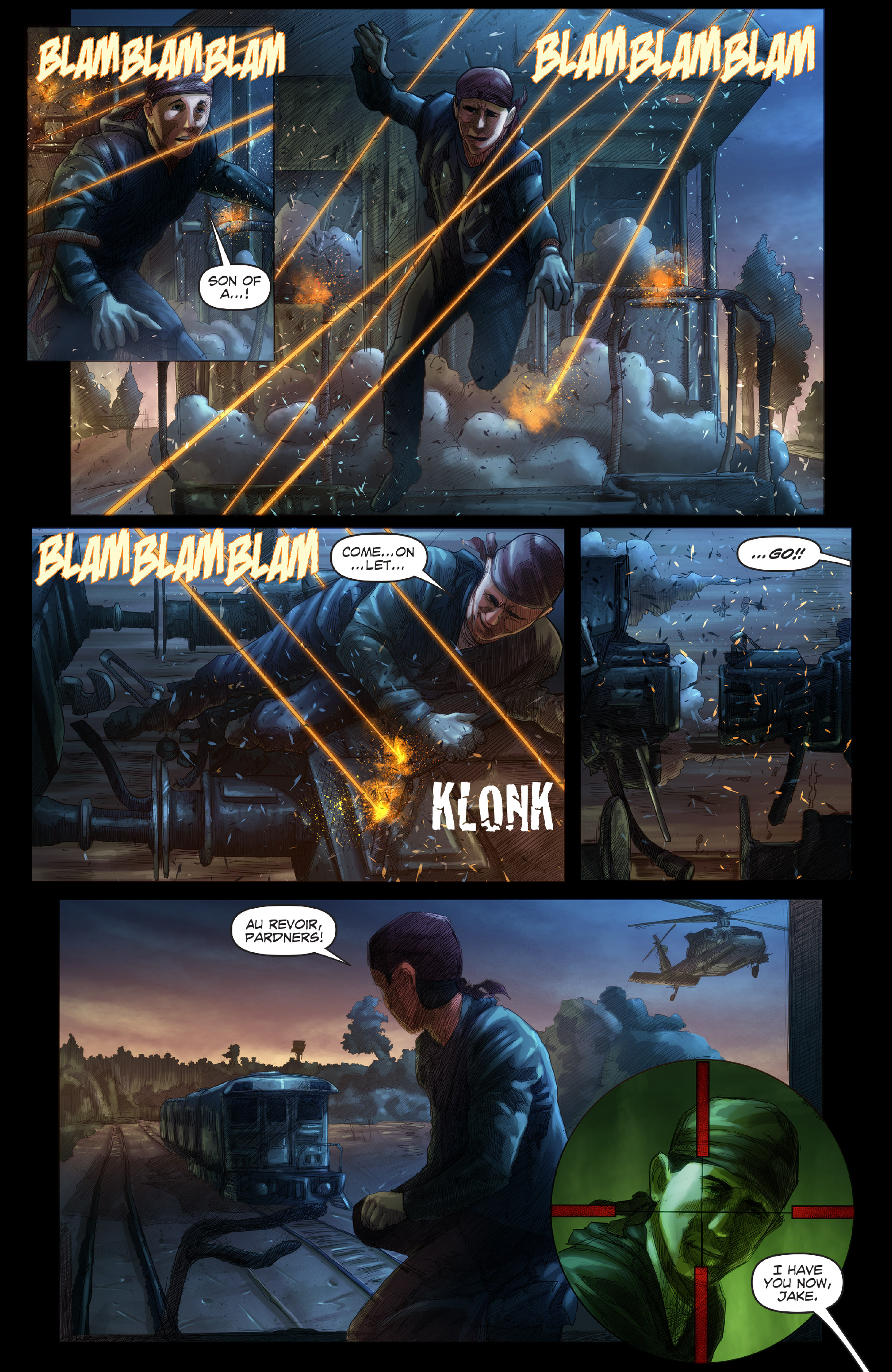 Read online Afterburn: Crossfire comic -  Issue #3 - 10