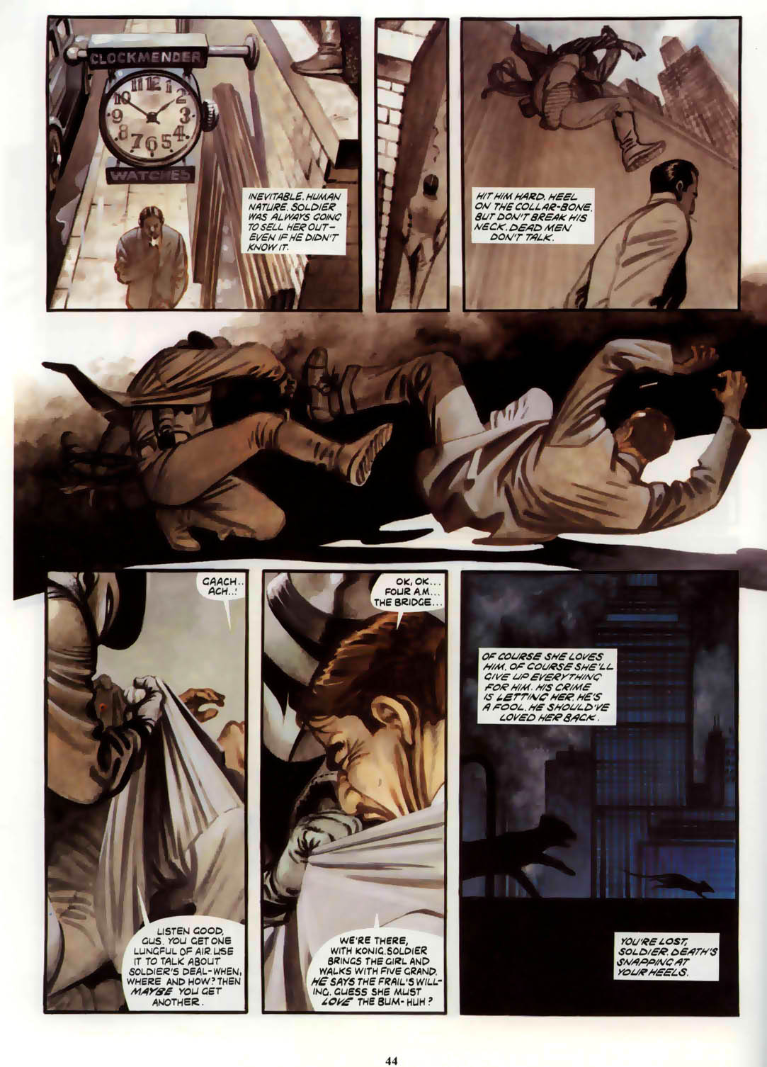Read online Marvel Graphic Novel comic -  Issue #6 Night Raven - House of Cards - 43