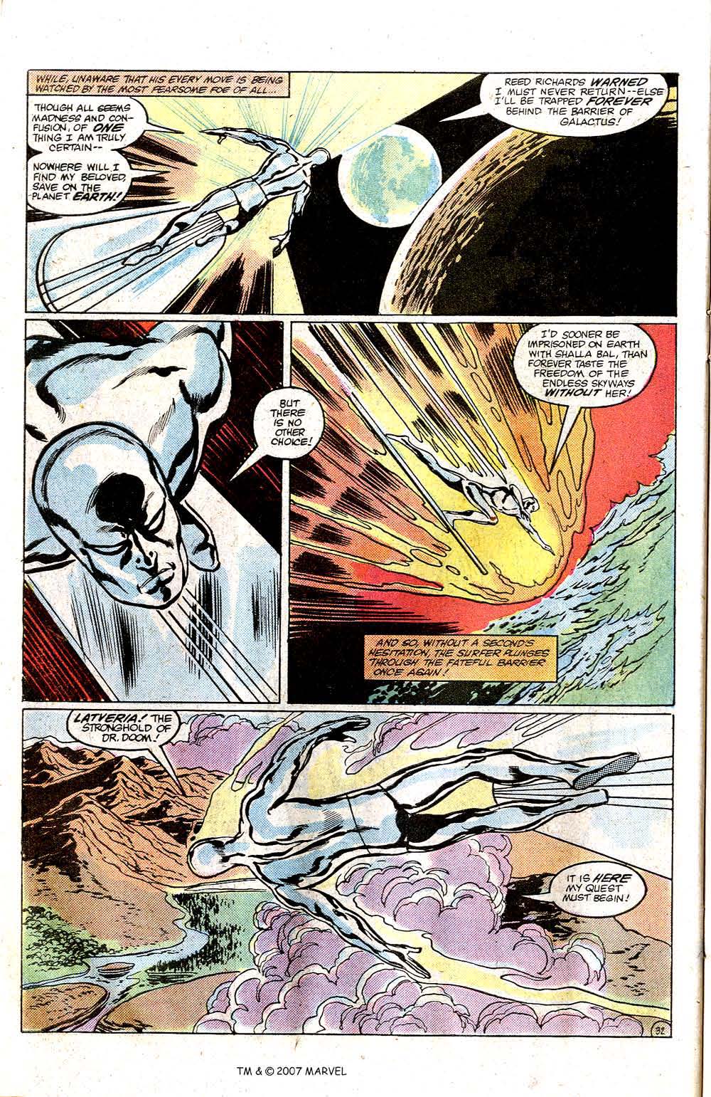 Read online Silver Surfer (1982) comic -  Issue # Full - 34