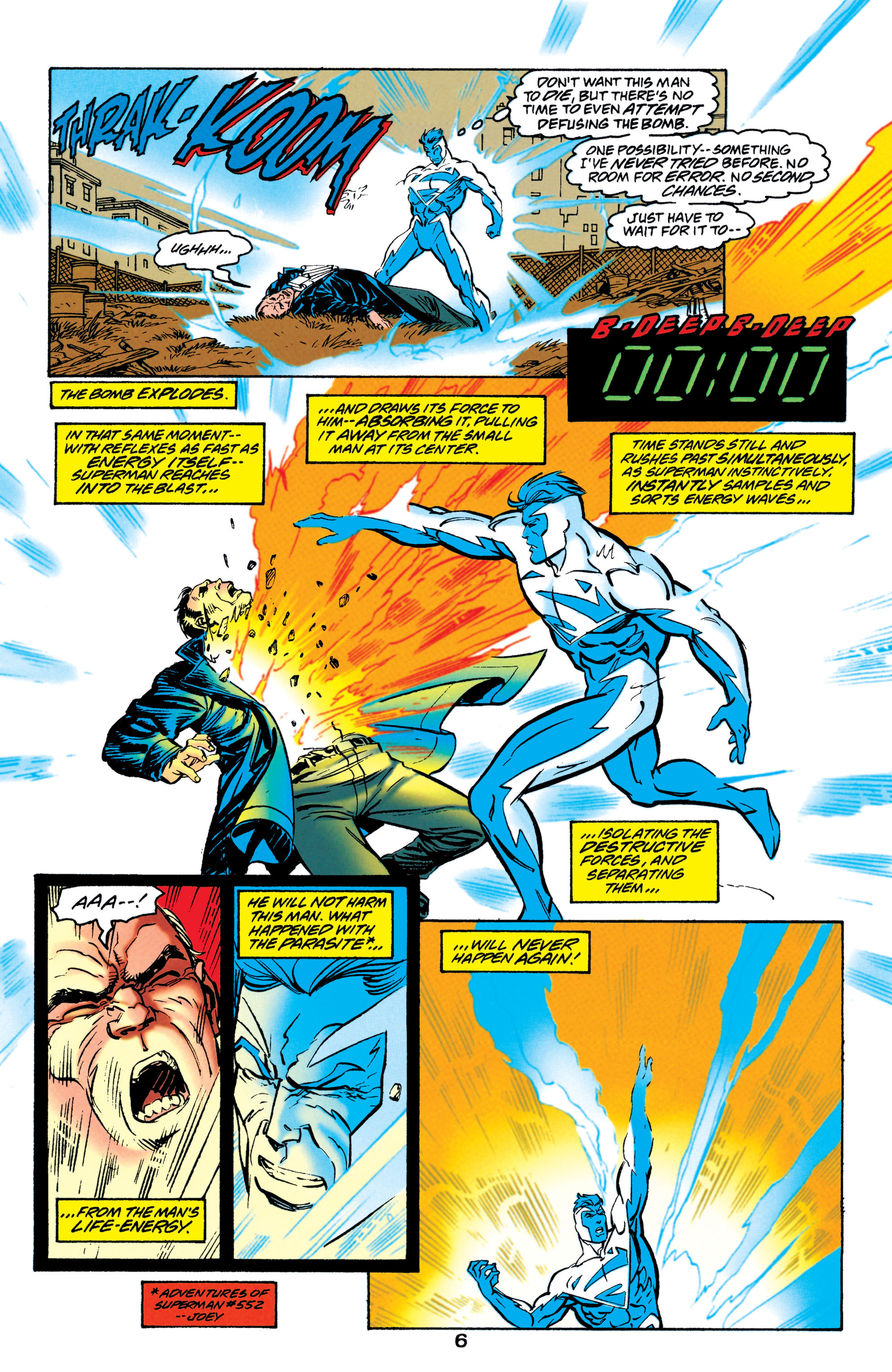 Read online Adventures of Superman (1987) comic -  Issue #555 - 7