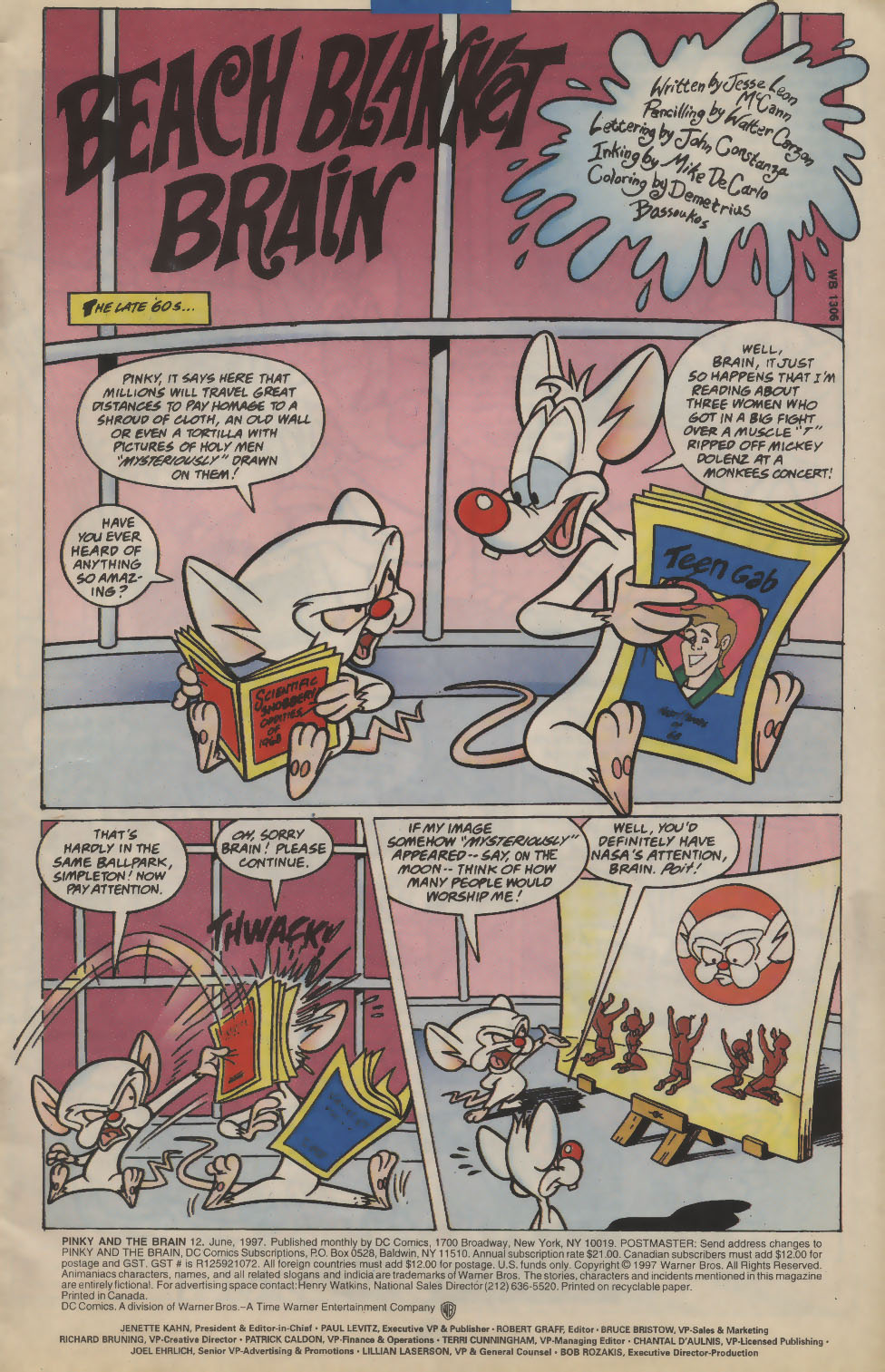 Read online Pinky and The Brain comic -  Issue #12 - 2