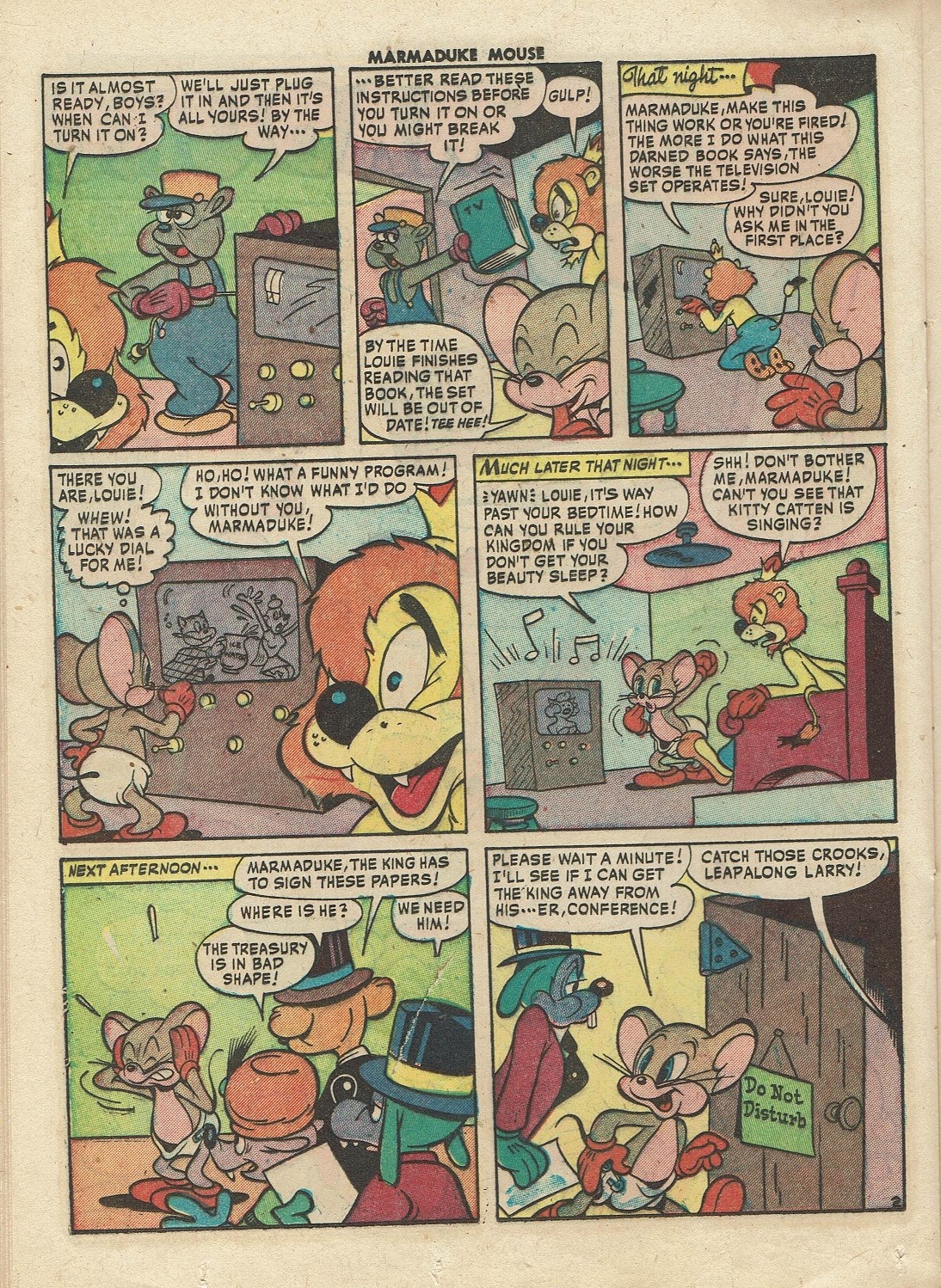 Read online Marmaduke Mouse comic -  Issue #29 - 20