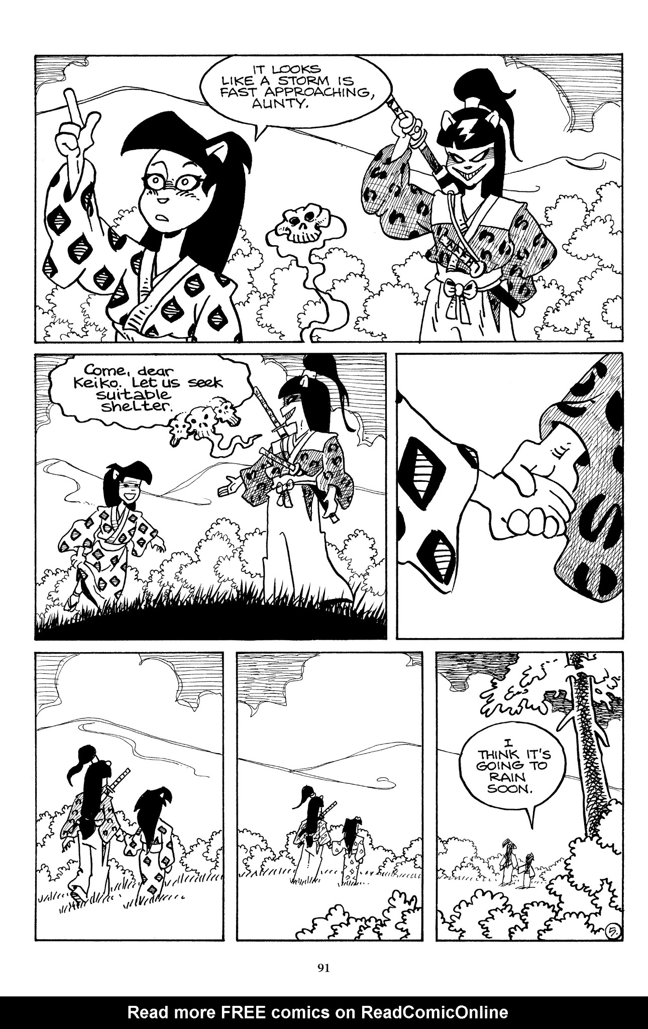 Read online The Usagi Yojimbo Saga comic -  Issue # TPB 6 - 90