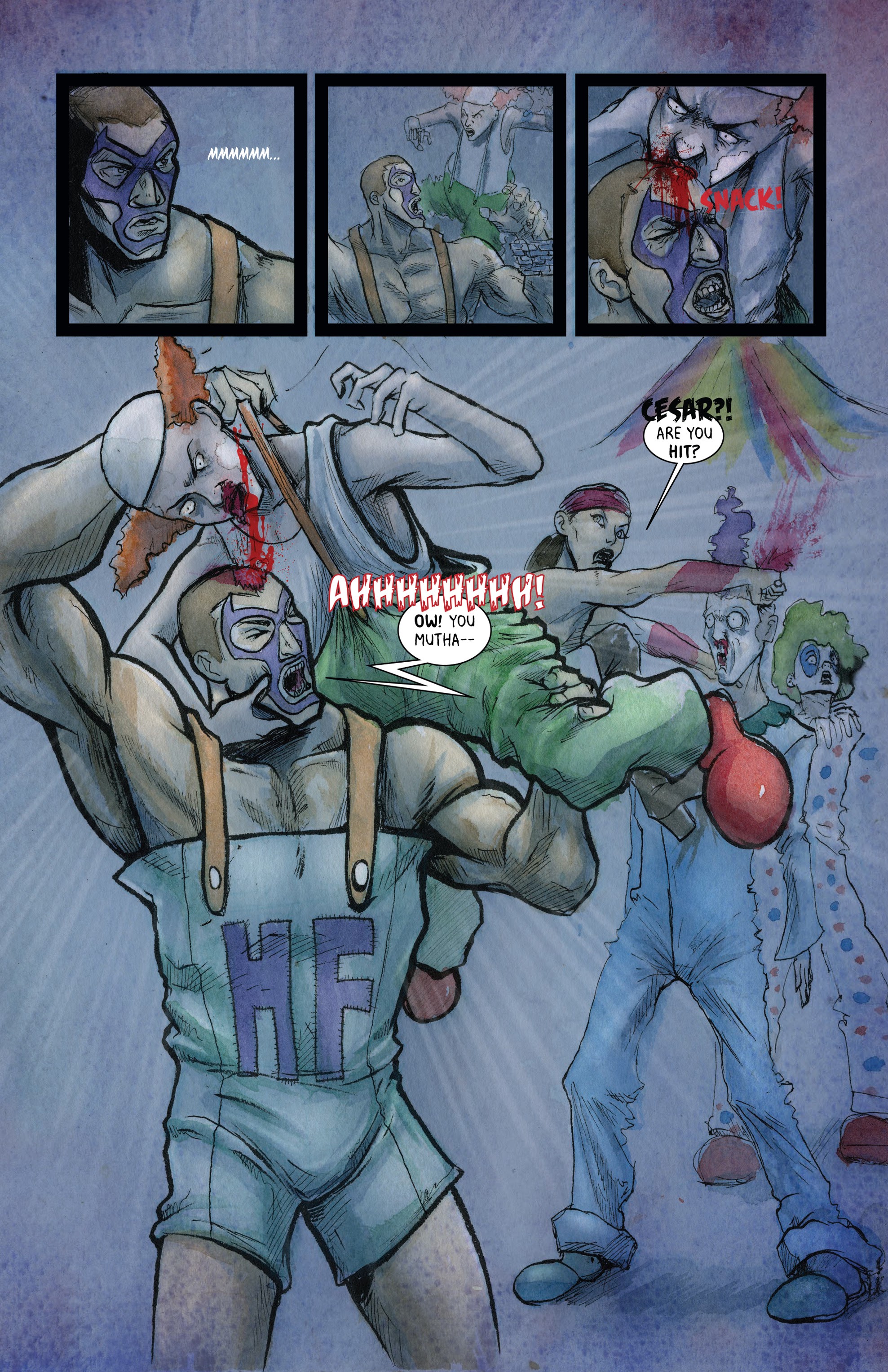 Read online Made Up: Zombie Clown Circus comic -  Issue # Full - 41