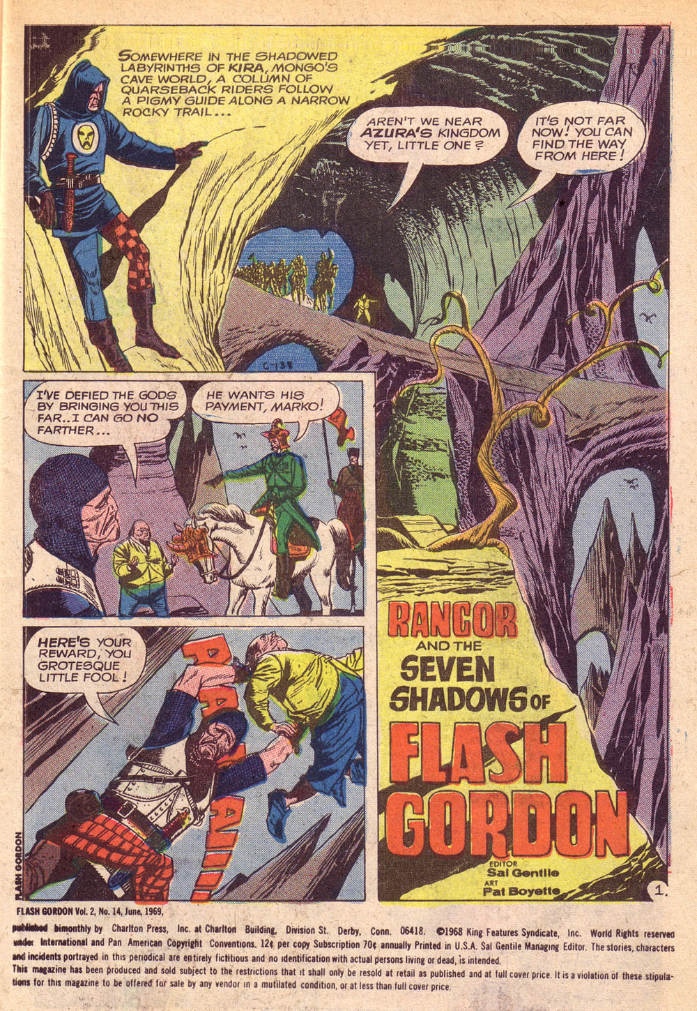 Read online Flash Gordon (1969) comic -  Issue #14 - 4