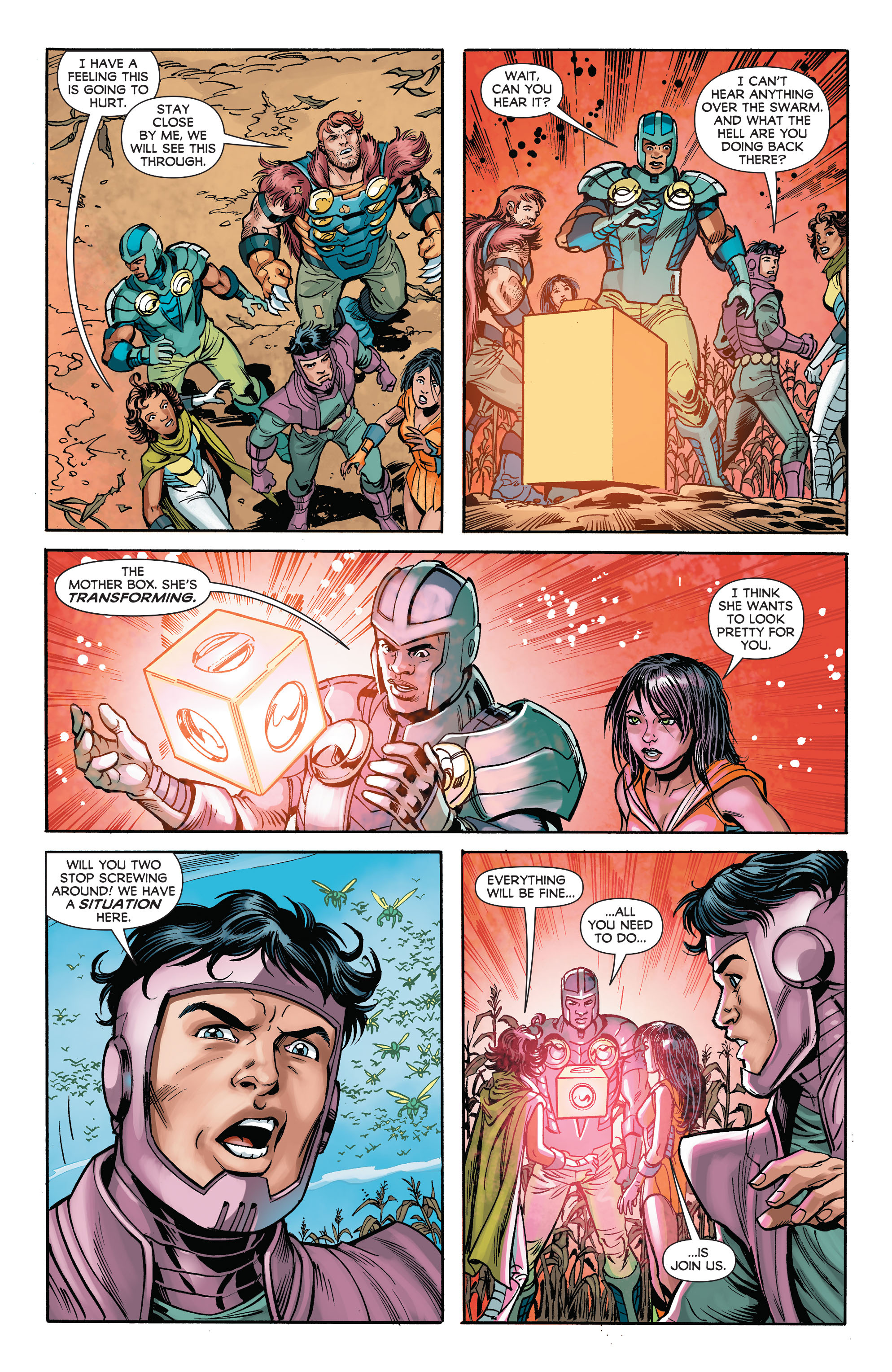 Read online Infinity Man and the Forever People comic -  Issue #2 - 16