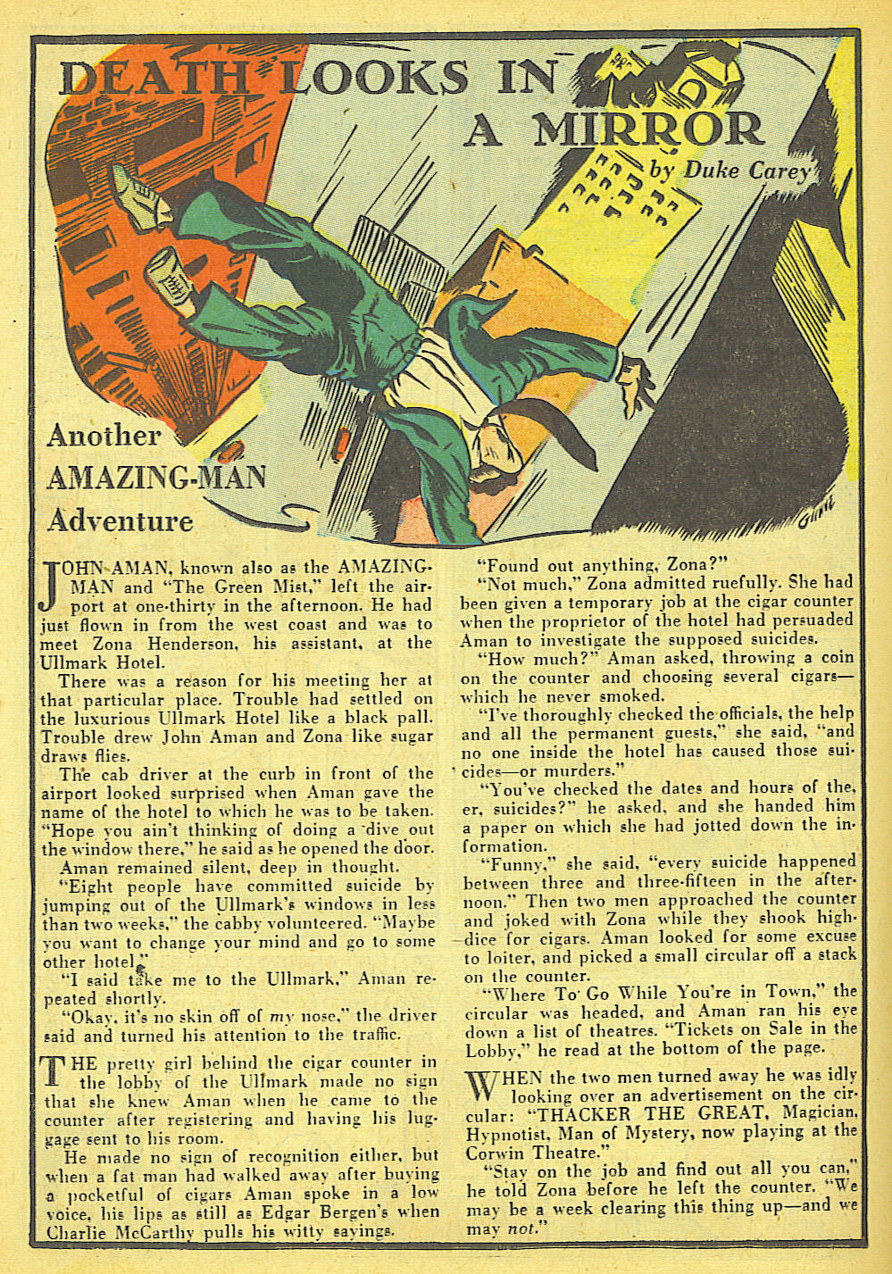 Read online Amazing Man Comics comic -  Issue #19 - 42