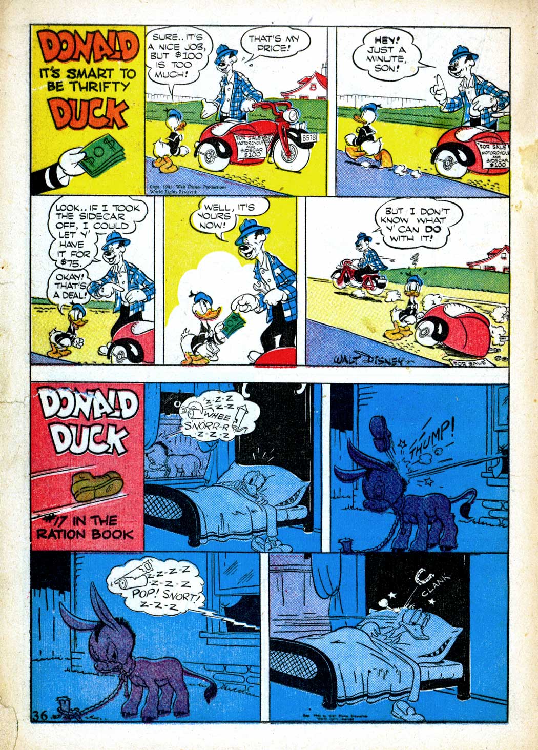 Read online Walt Disney's Comics and Stories comic -  Issue #36 - 38