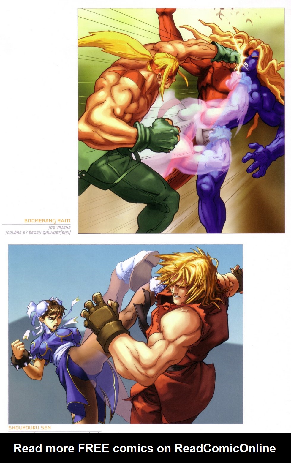 Read online UDON's Art of Capcom comic -  Issue # TPB (Part 2) - 40