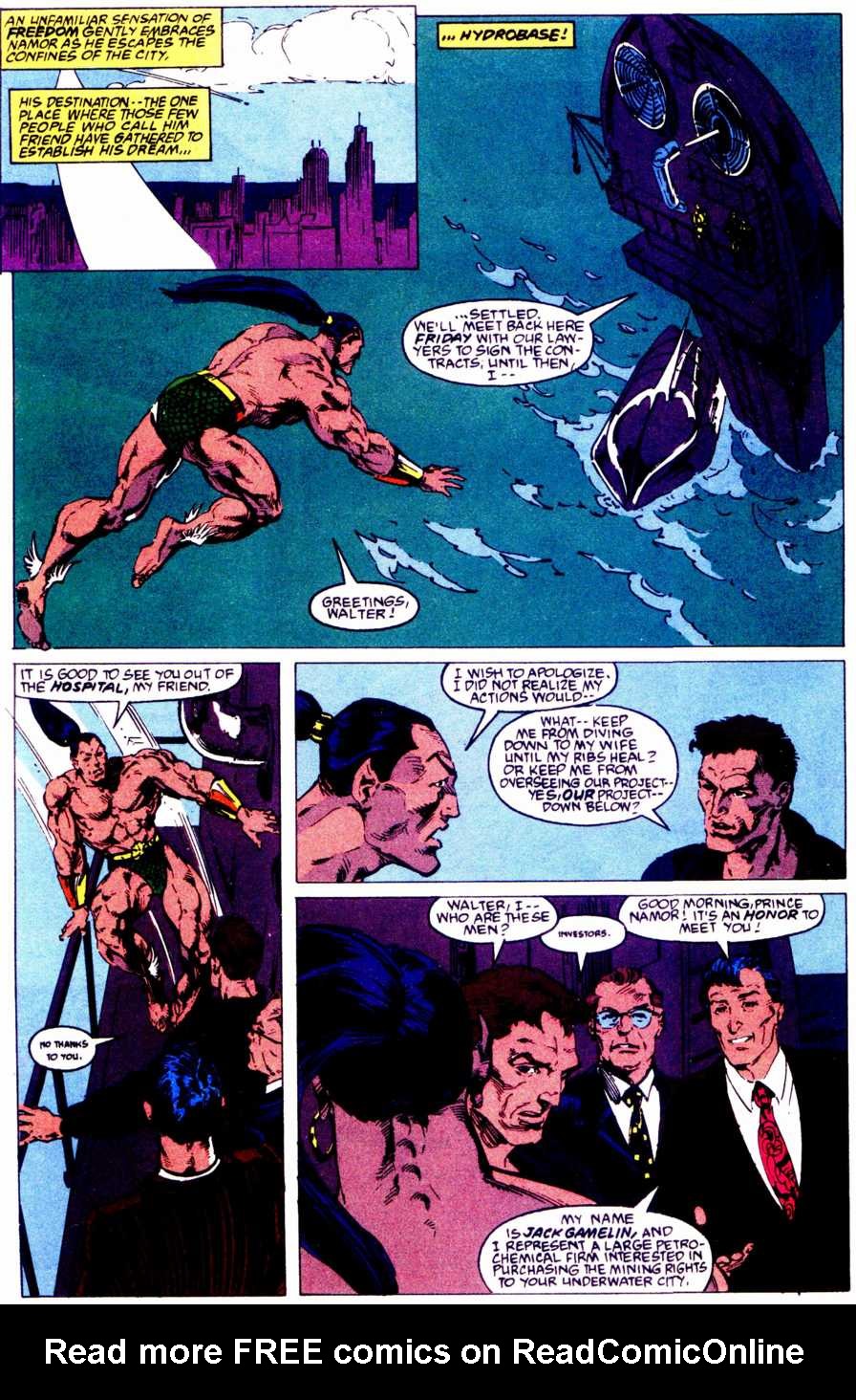 Read online Namor, The Sub-Mariner comic -  Issue #50 - 8