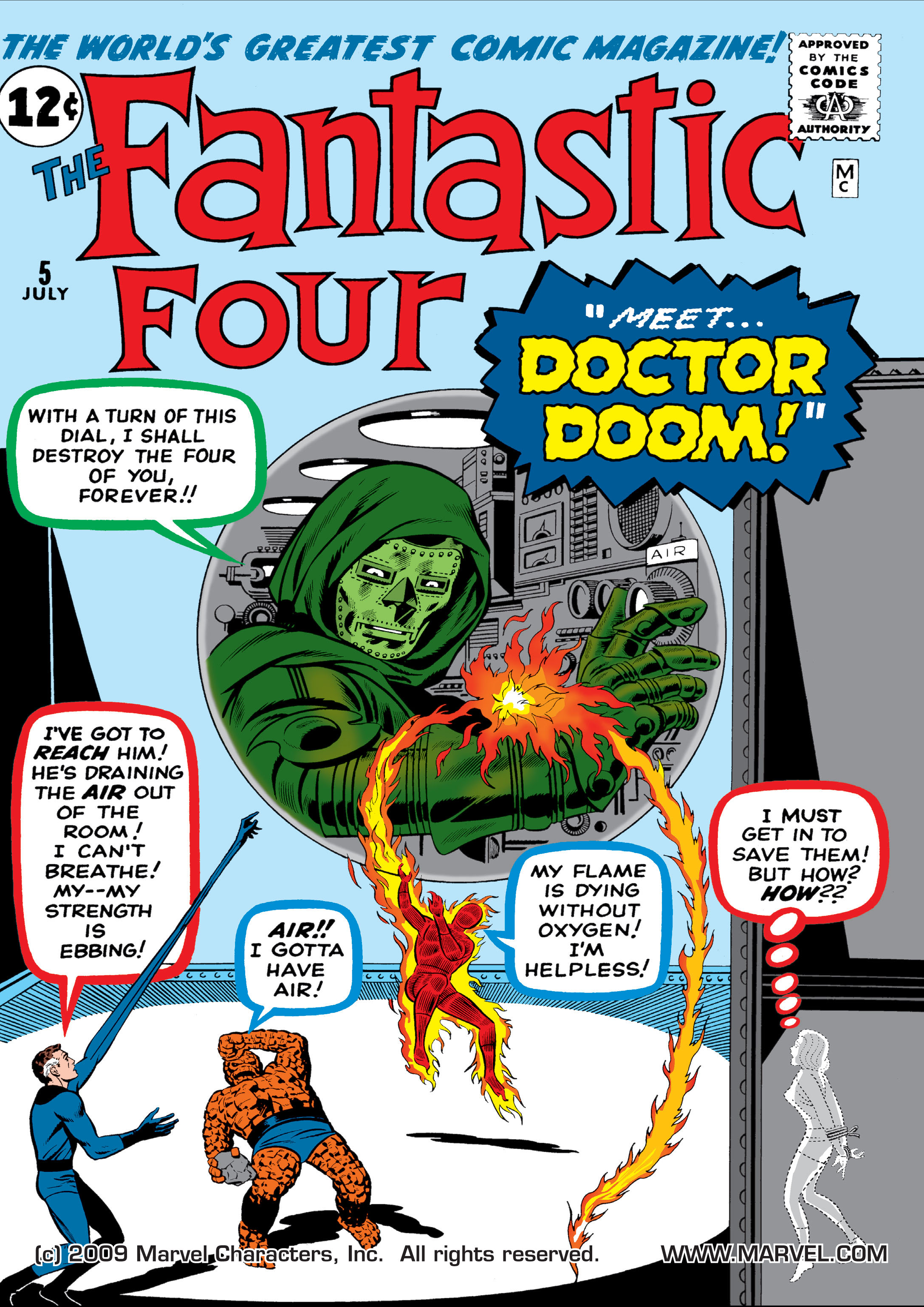 Read online Fantastic Four (1961) comic -  Issue #5 - 1