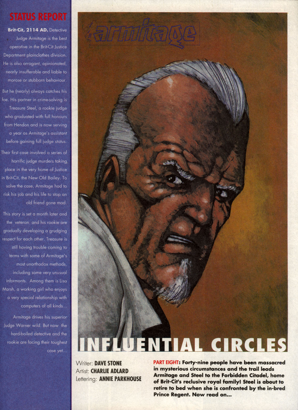 Read online Judge Dredd: The Megazine (vol. 2) comic -  Issue #17 - 23