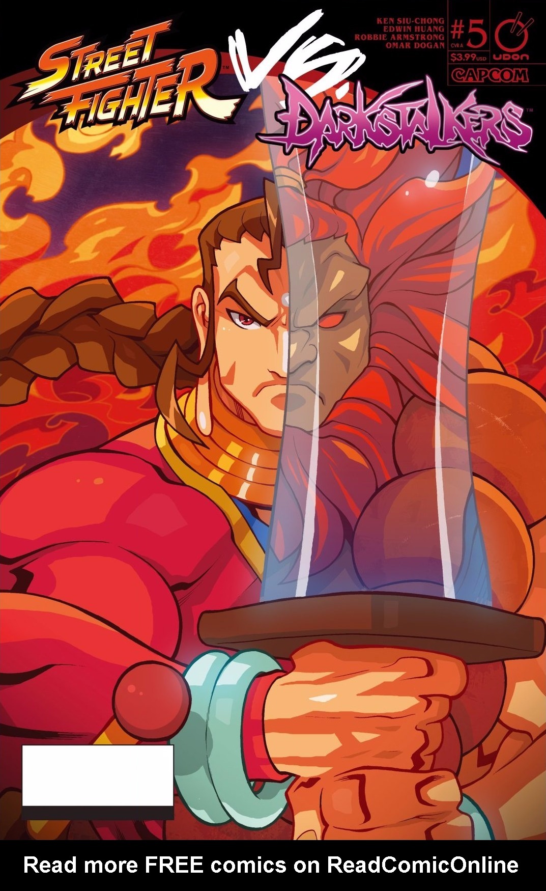 Read online Street Fighter VS Darkstalkers comic -  Issue #5 - 1