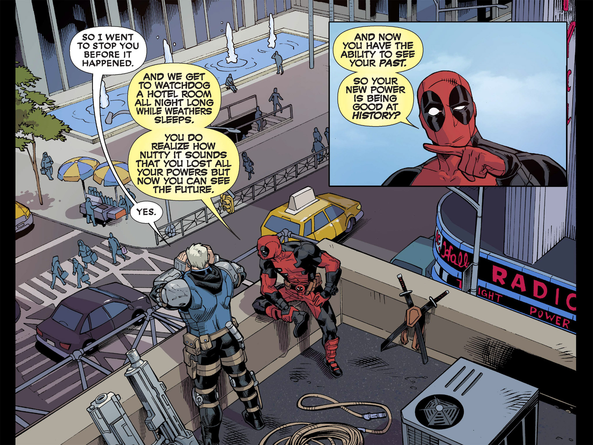 Read online Deadpool & Cable: Split Second Infinite Comic comic -  Issue #2 - 21