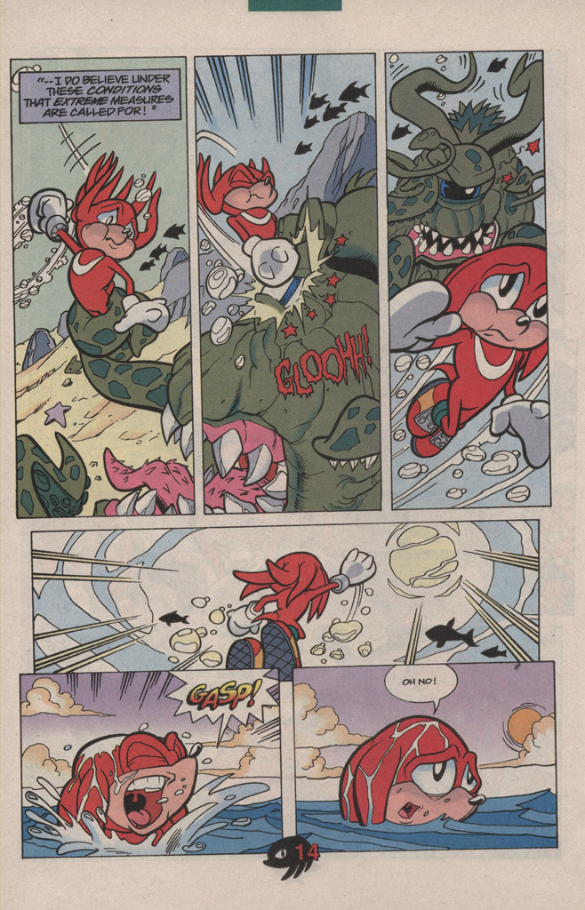 Read online Knuckles the Echidna comic -  Issue #8 - 22