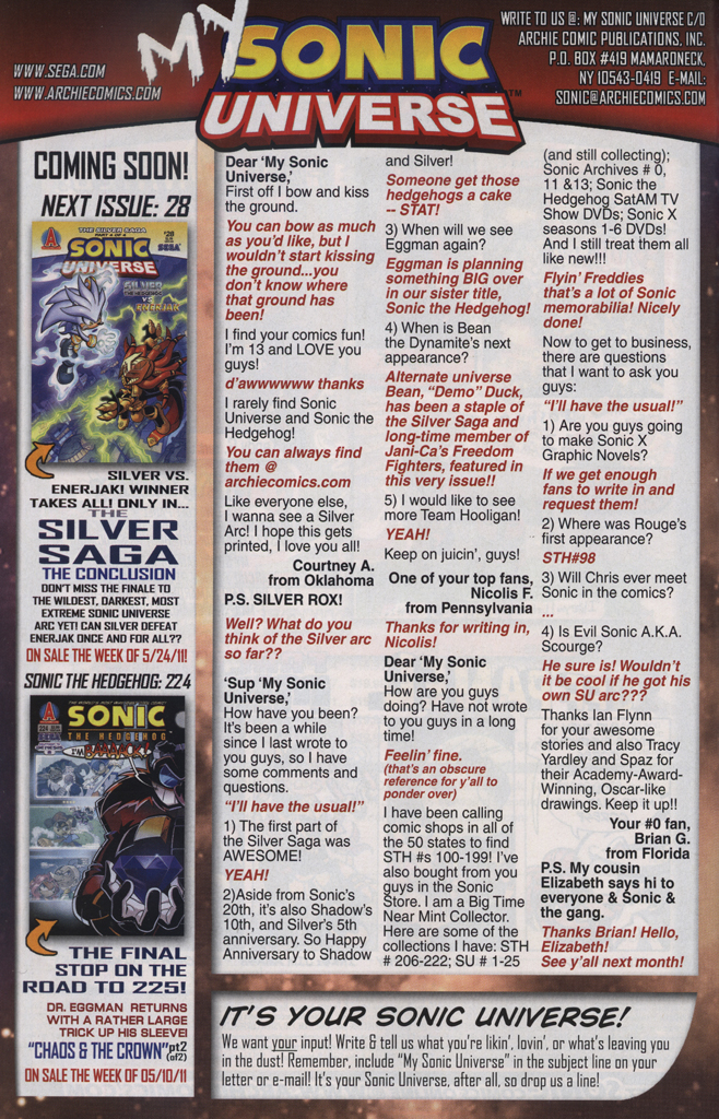 Read online Sonic Universe comic -  Issue #27 - 34