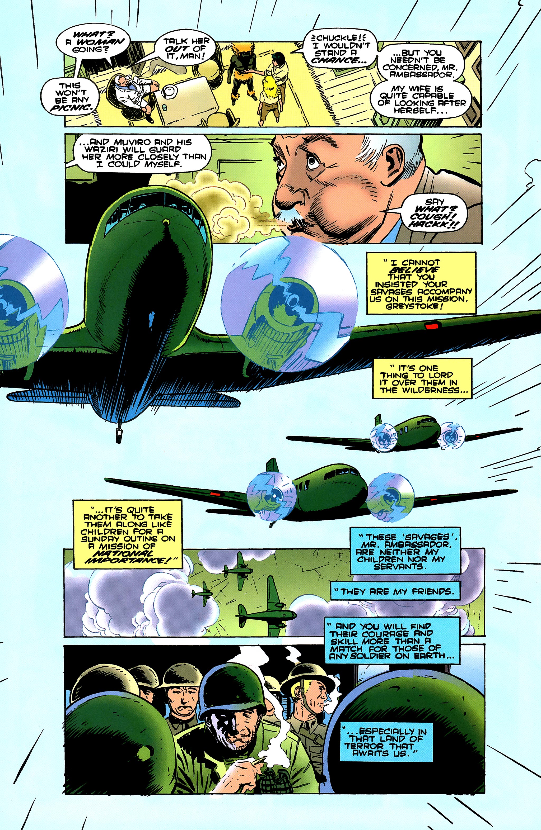 Read online Tarzan vs. Predator at the Earth's Core comic -  Issue #1 - 10