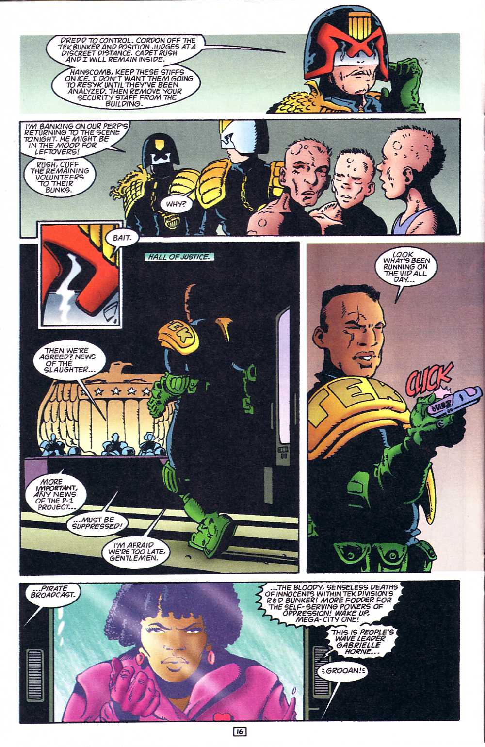 Read online Judge Dredd: Legends of the Law comic -  Issue #11 - 17