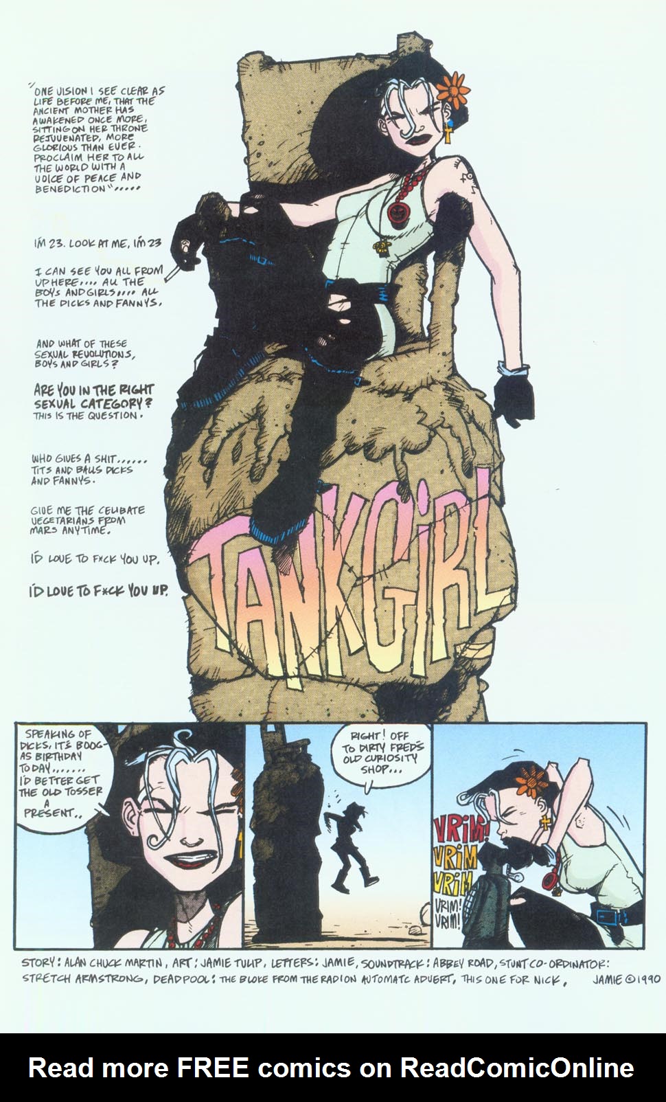 Read online Hewlett and Martin's Tank Girl comic -  Issue # TPB - 111