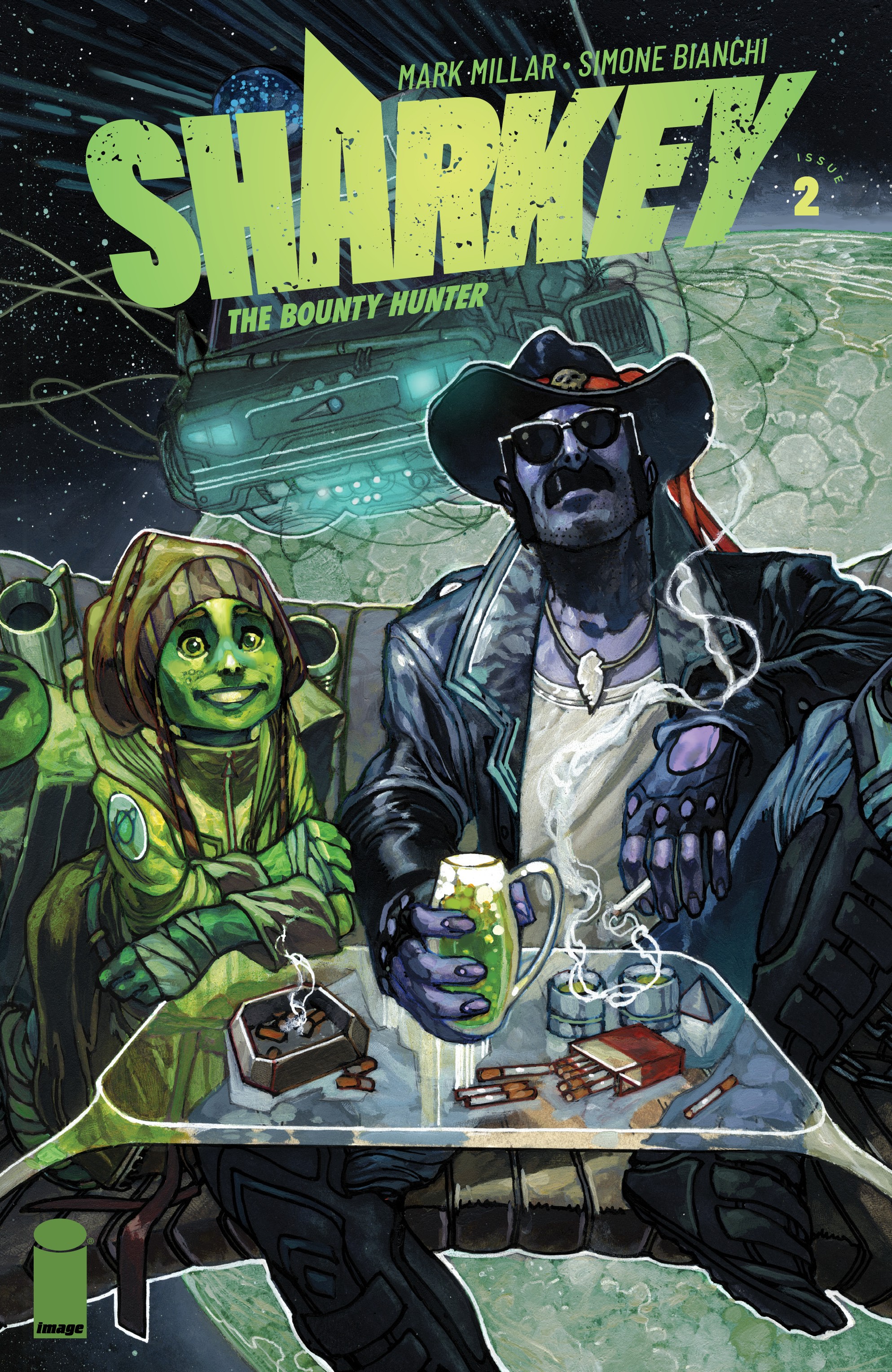 Read online Sharkey the Bounty Hunter comic -  Issue #2 - 1