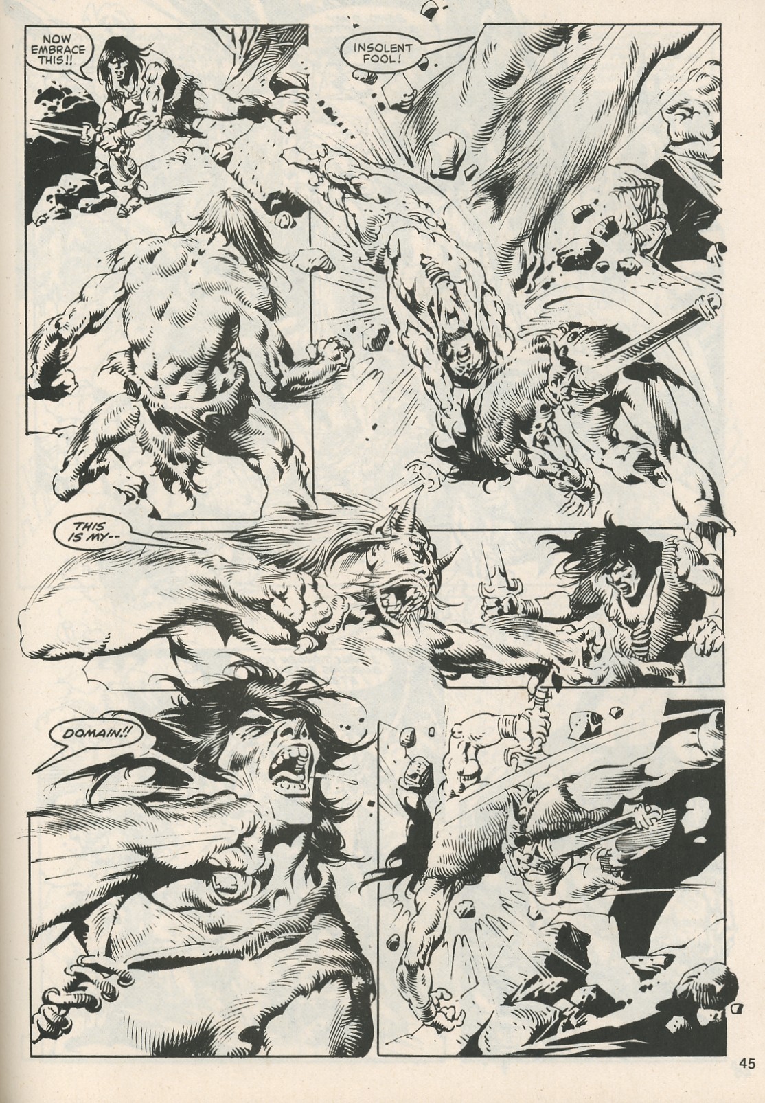 Read online The Savage Sword Of Conan comic -  Issue #114 - 45