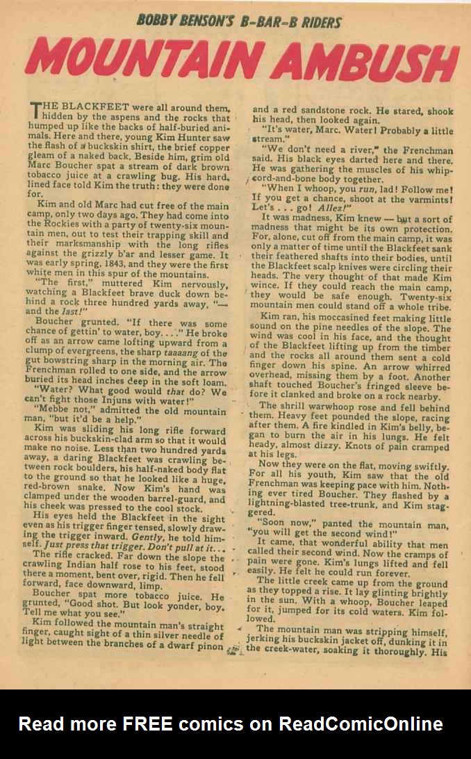 Read online Bobby Benson's B-Bar-B Riders comic -  Issue #2 - 26