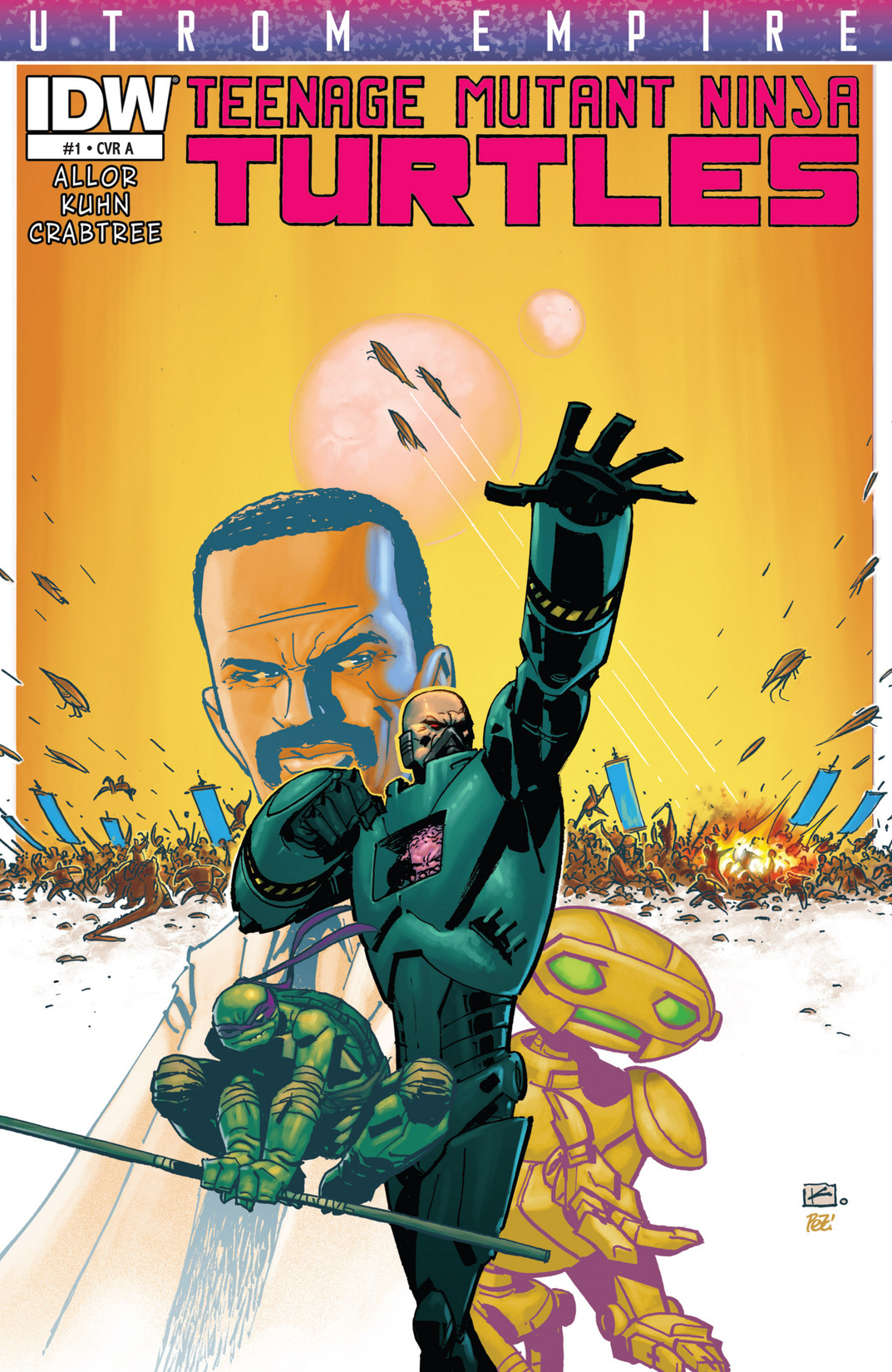 Read online Teenage Mutant Ninja Turtles Utrom Empire comic -  Issue #1 - 1